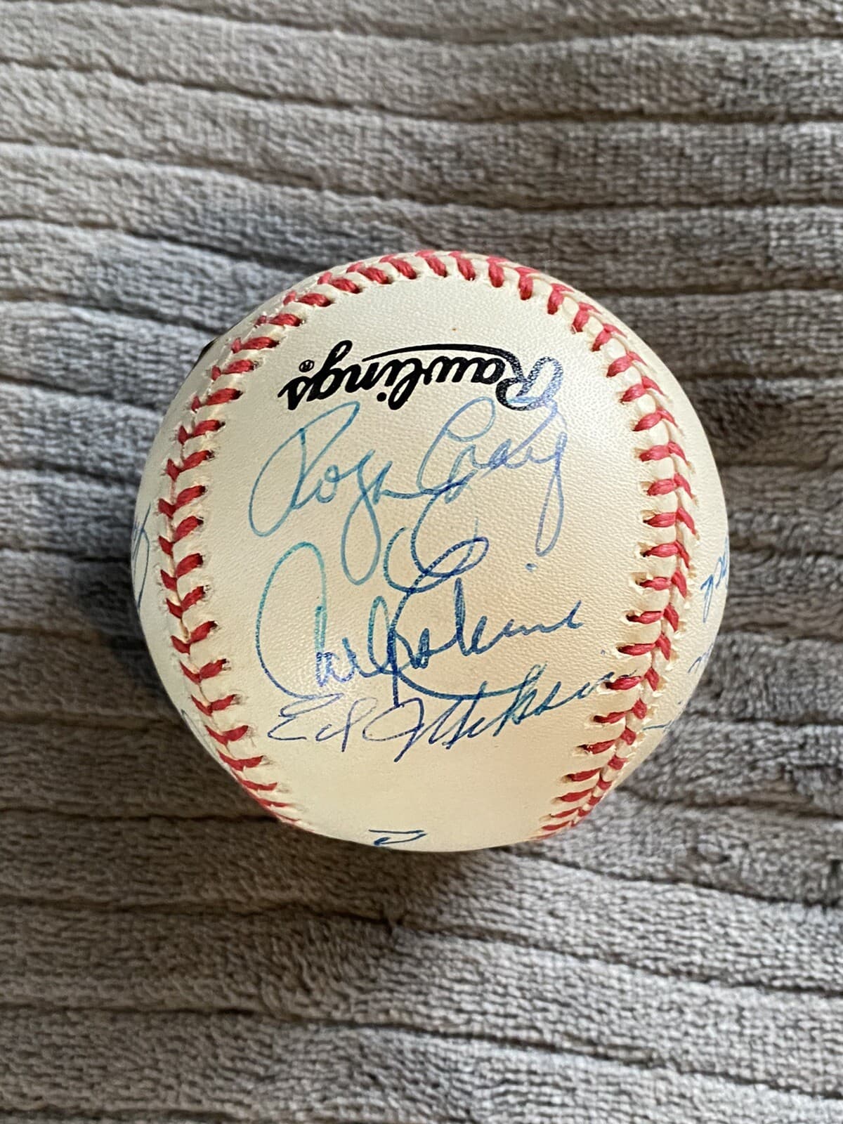 Jackie Robinson's Teammates Signed Baseball Snider Podres Pafko Erskine Dodgers - image 4