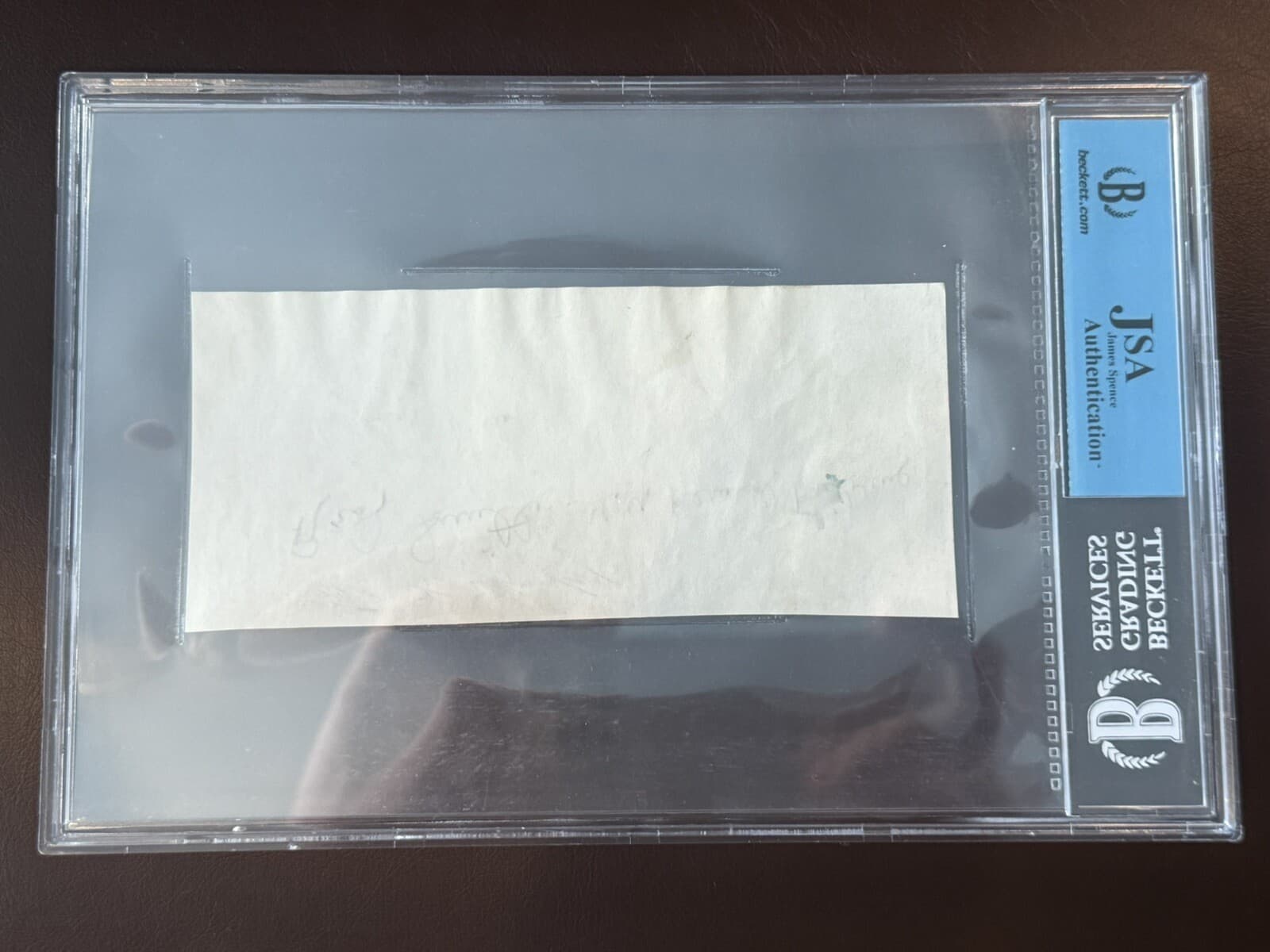 Phillip K Wrigley Red Smith Bill Werber Signed Page Cut Beckett Slabbed COA Cubs - image 4