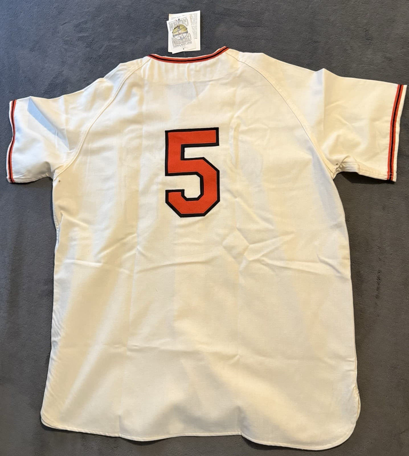 Brooks Robinson Signed Authentic Mitchell Ness Baltimore Orioles Jersey BAS COA  - image 4