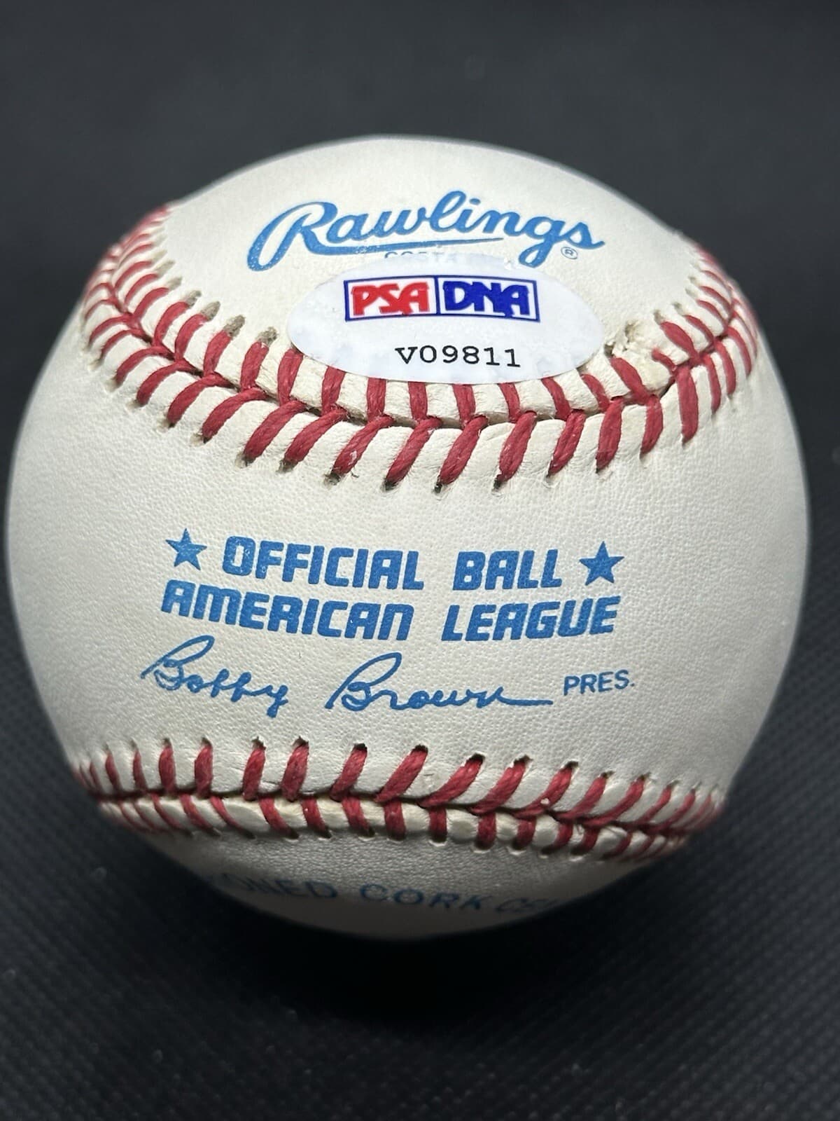 George W Bush Texas Rangers Signed Baseball PSA/DNA LOA 43rd President of USA - image 2