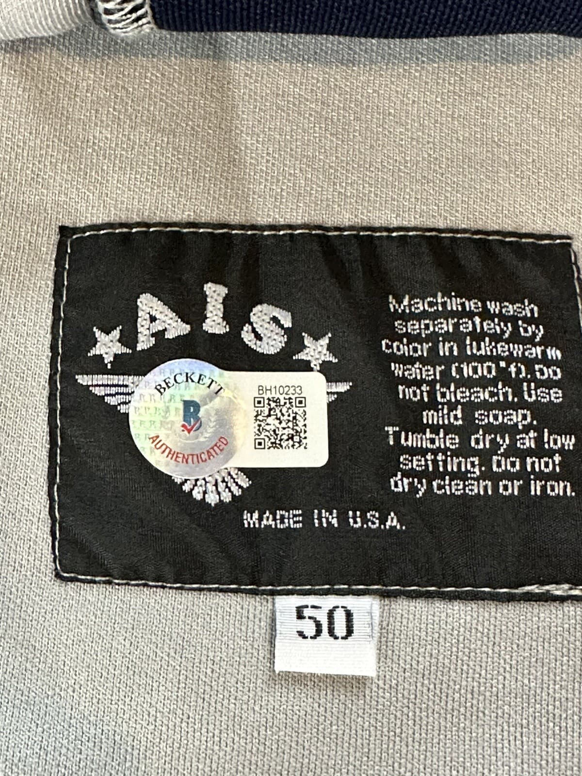 1999 Mark Salas Game Used Throwback Jersey Chicago White Sox American Giants 50 - image 4