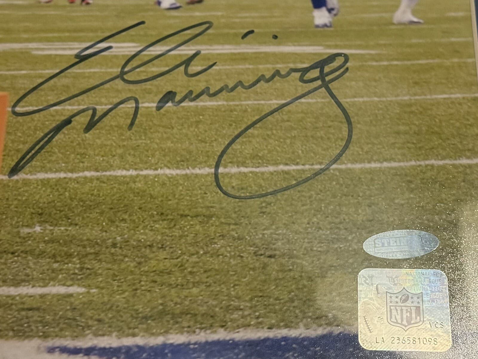 Eli Manning Odell Beckham Jr The Catch Signed 16x20 Photo Steiner COA Framed - image 2