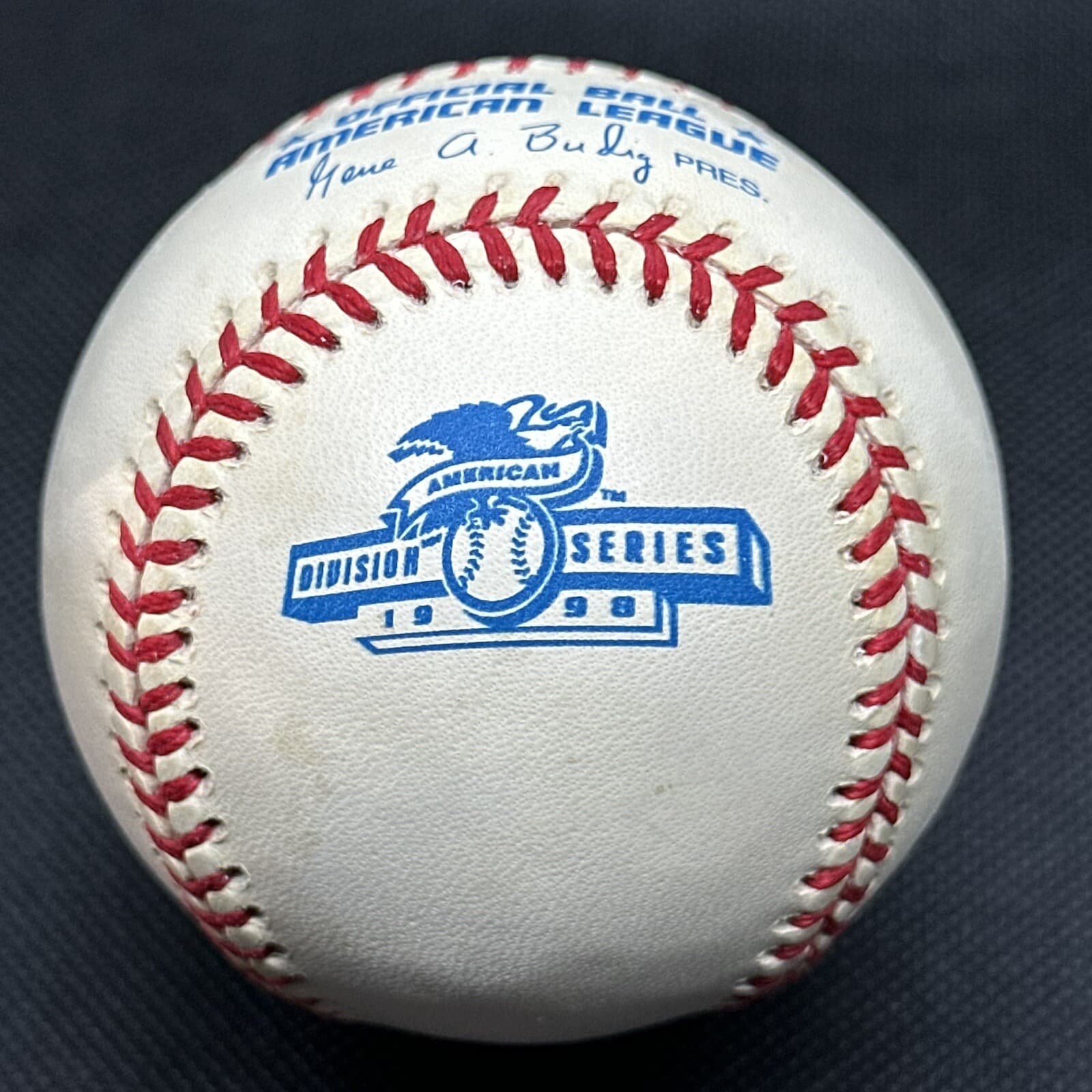 1998 ALDS Rawlings Official Logo Baseball American League Division Series