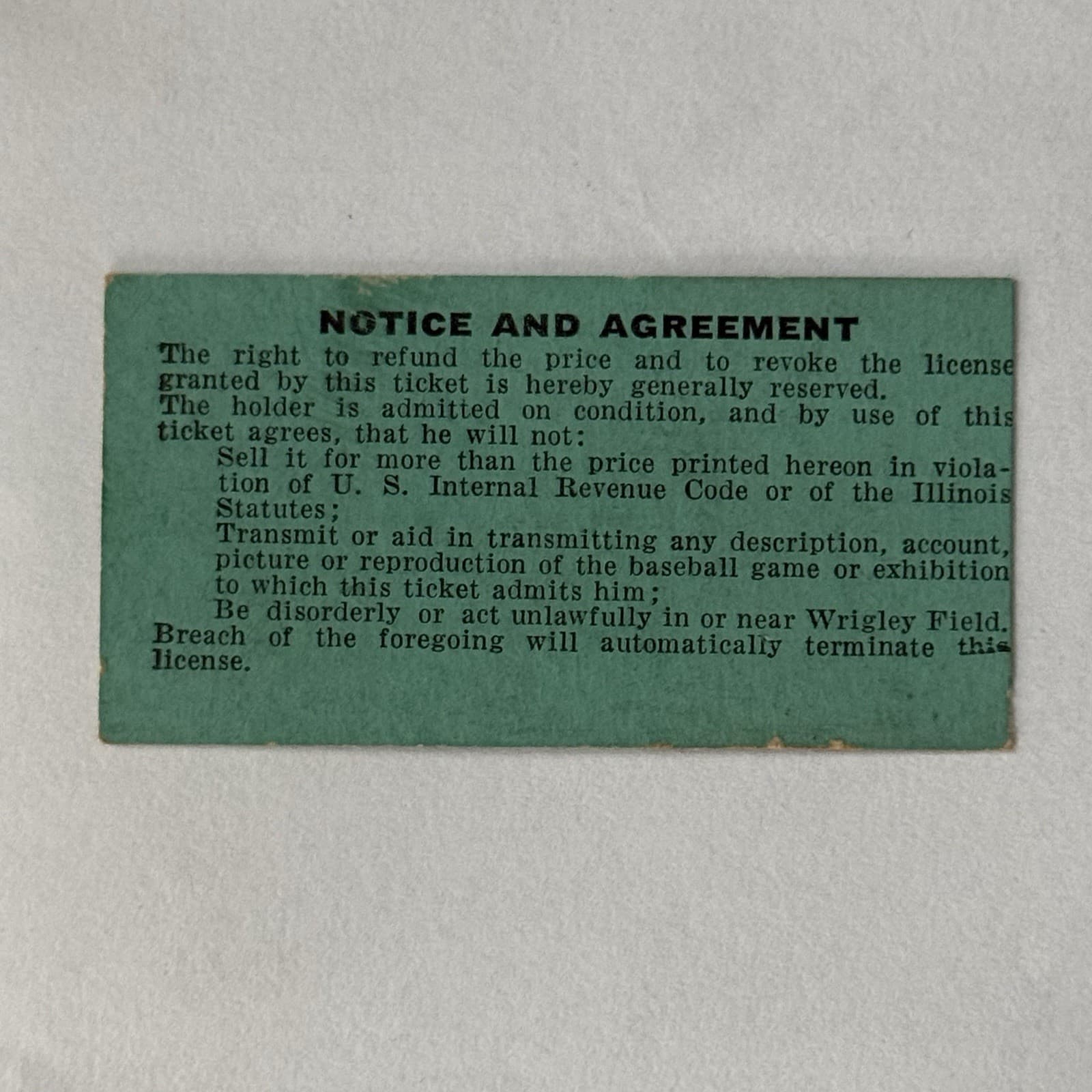 Ron Santo 1st Career Home Run Ticket Stub July 3 1960 Chicago Cubs HOF 7/3/60 - image 2
