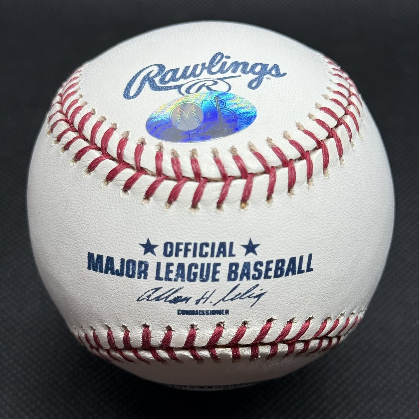 David Cone Joe Girardi Perfect Game Signed Logo Baseball MAB COA Yankees - image 2