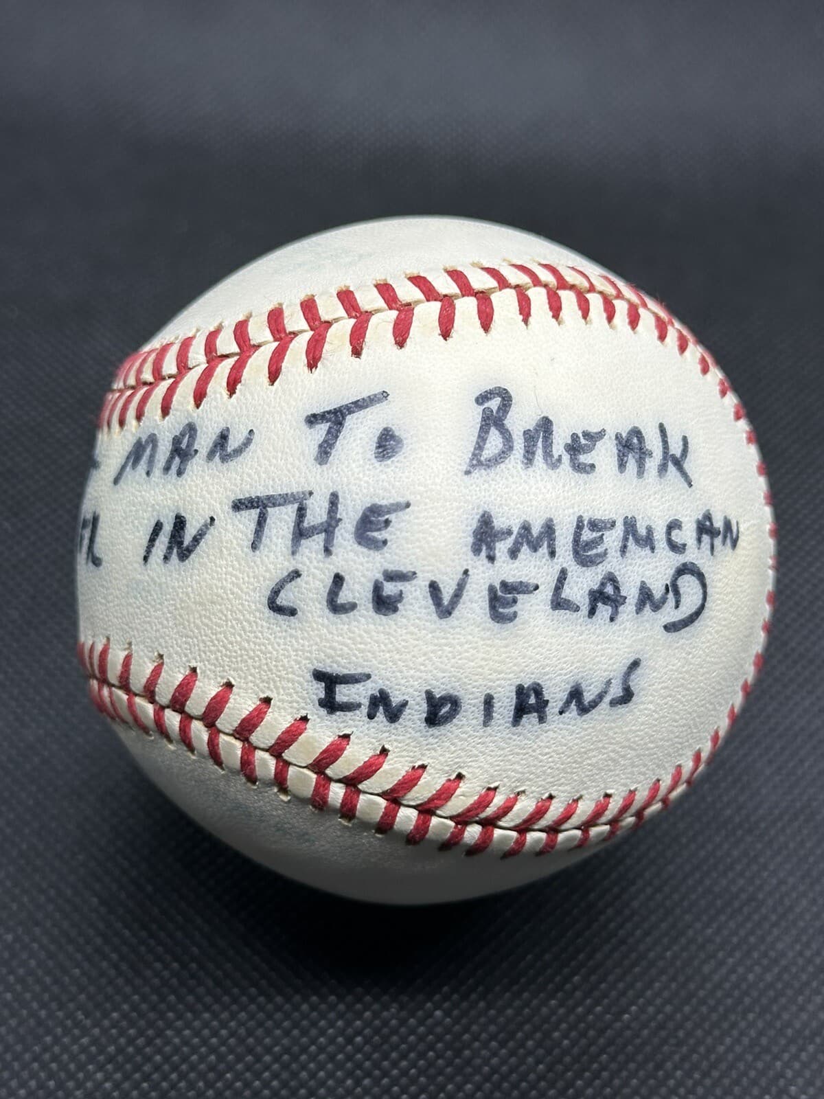 Larry Doby I was the first black player in the AL Signed Baseball HOF JSA LOA - image 3