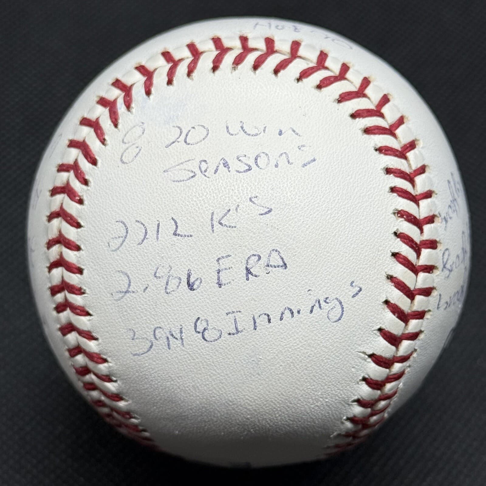 Jim Palmer 15x Stat Signed Baseball Reggie Jackson COA Beckett Orioles HOF 2 - image 2