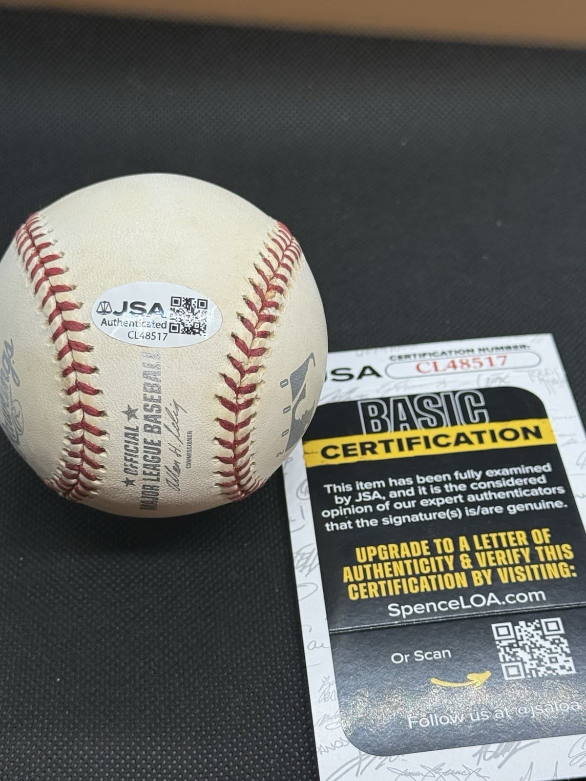 George Sparky Anderson HOF 2000 Full Name Signed Baseball Reds JSA COA - image 4