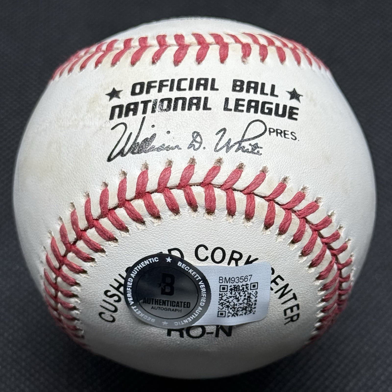 Lou Brock Ernie Broglio Signed Baseball Beckett COA BAS Trade Cubs Cardinals HOF - image 2