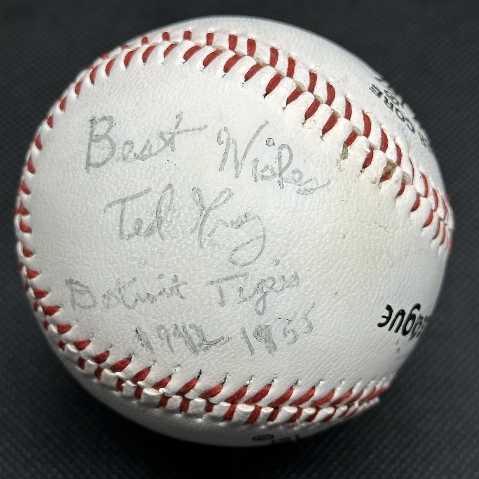 Ted Gray Signed Baseball JSA LOA Detroit Tigers