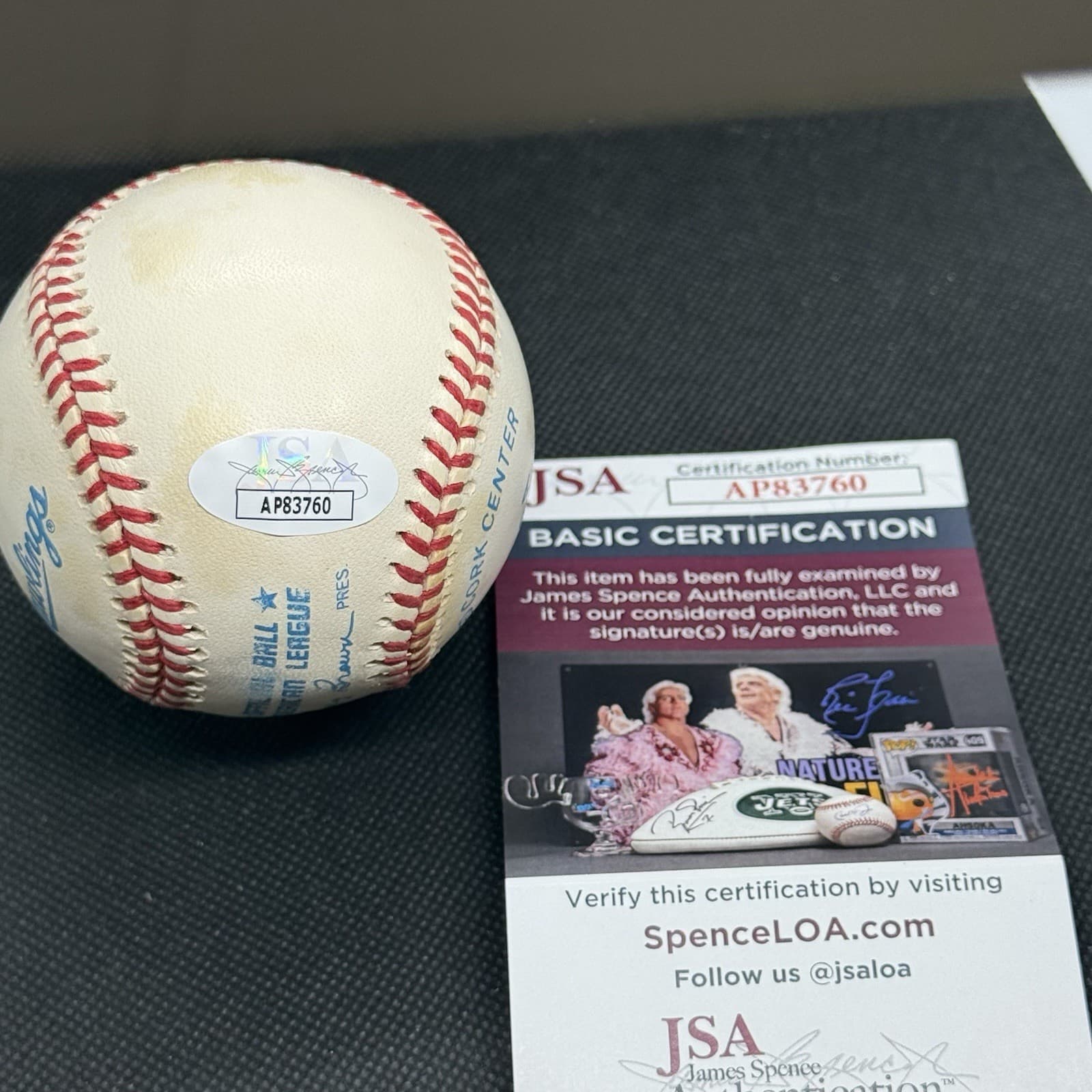 Bob Uecker Signed Baseball JSA COA Milwaukee Brewers HOF 03 Broadcaster Frick 5 - image 3