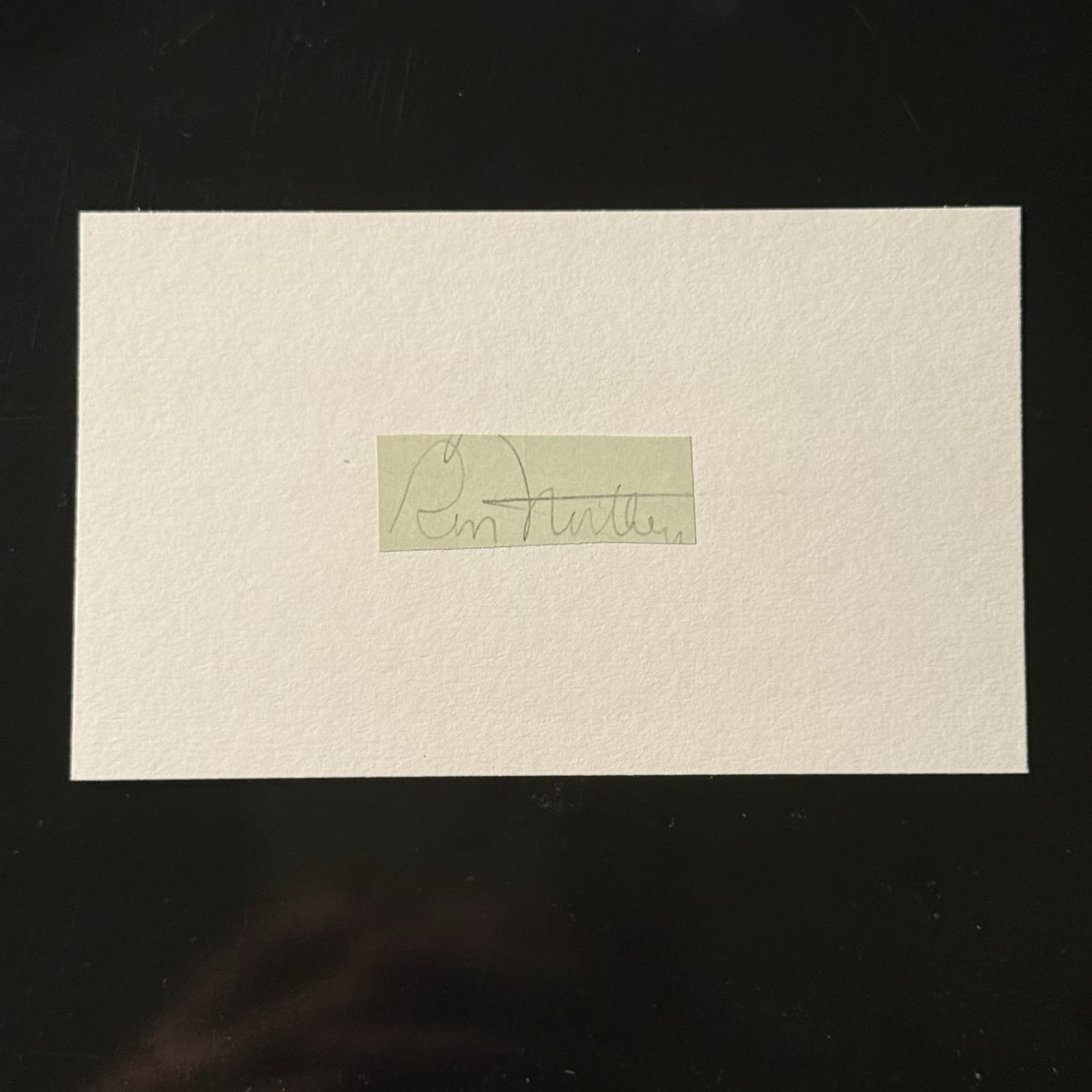 Ron Northey Signed Index Card Cut Auto 3x5 JSA LOA Phillies Cardinals White Sox