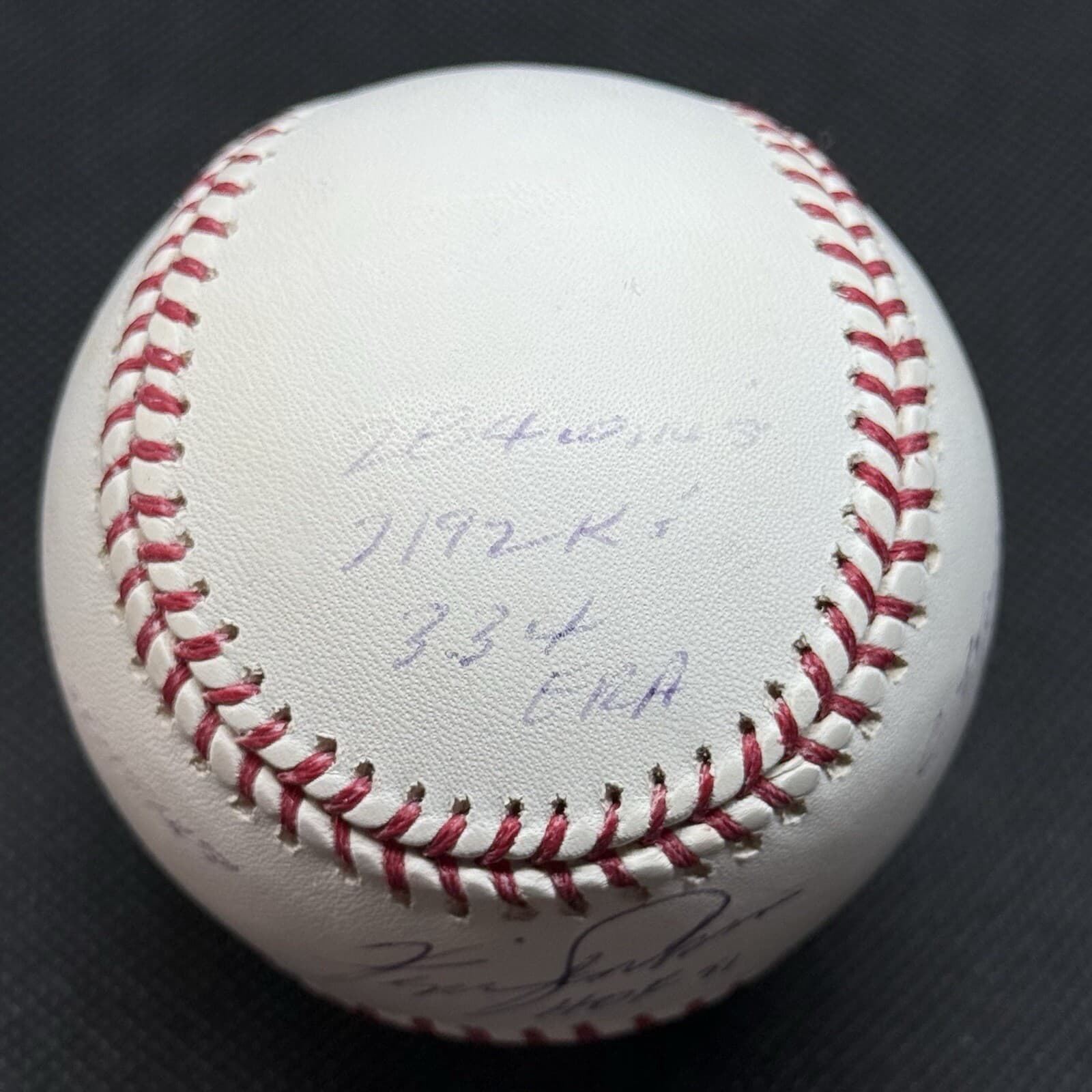 Fergie Jenkins 8x Stat Signed Baseball MAB COA Cubs HOF - image 4