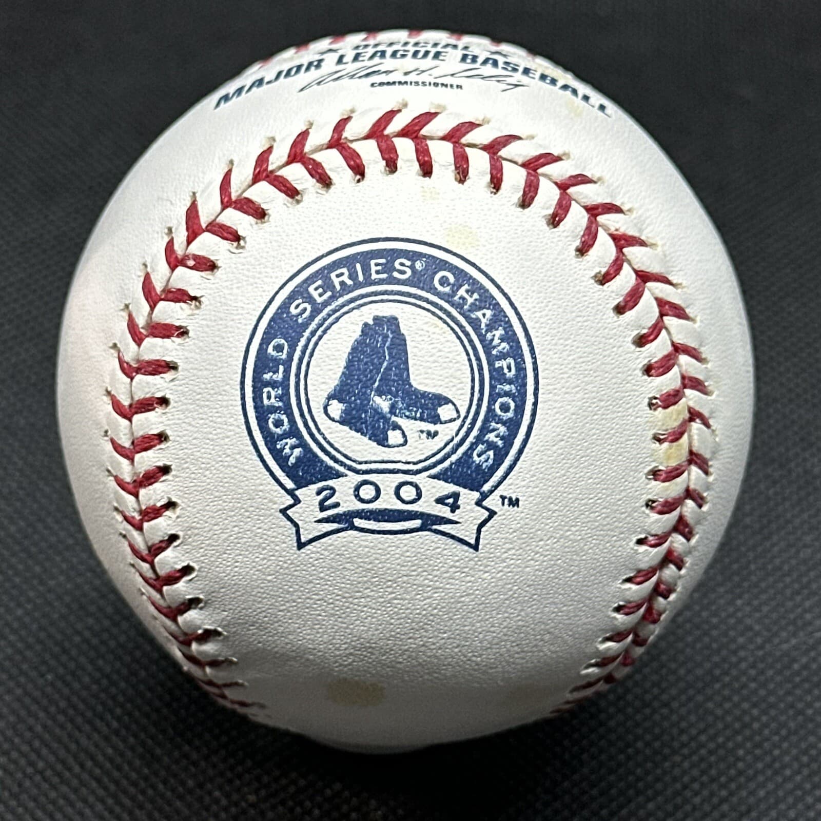 2004 Boston Red Sox World Series Champions Rawlings Official Logo Baseball 