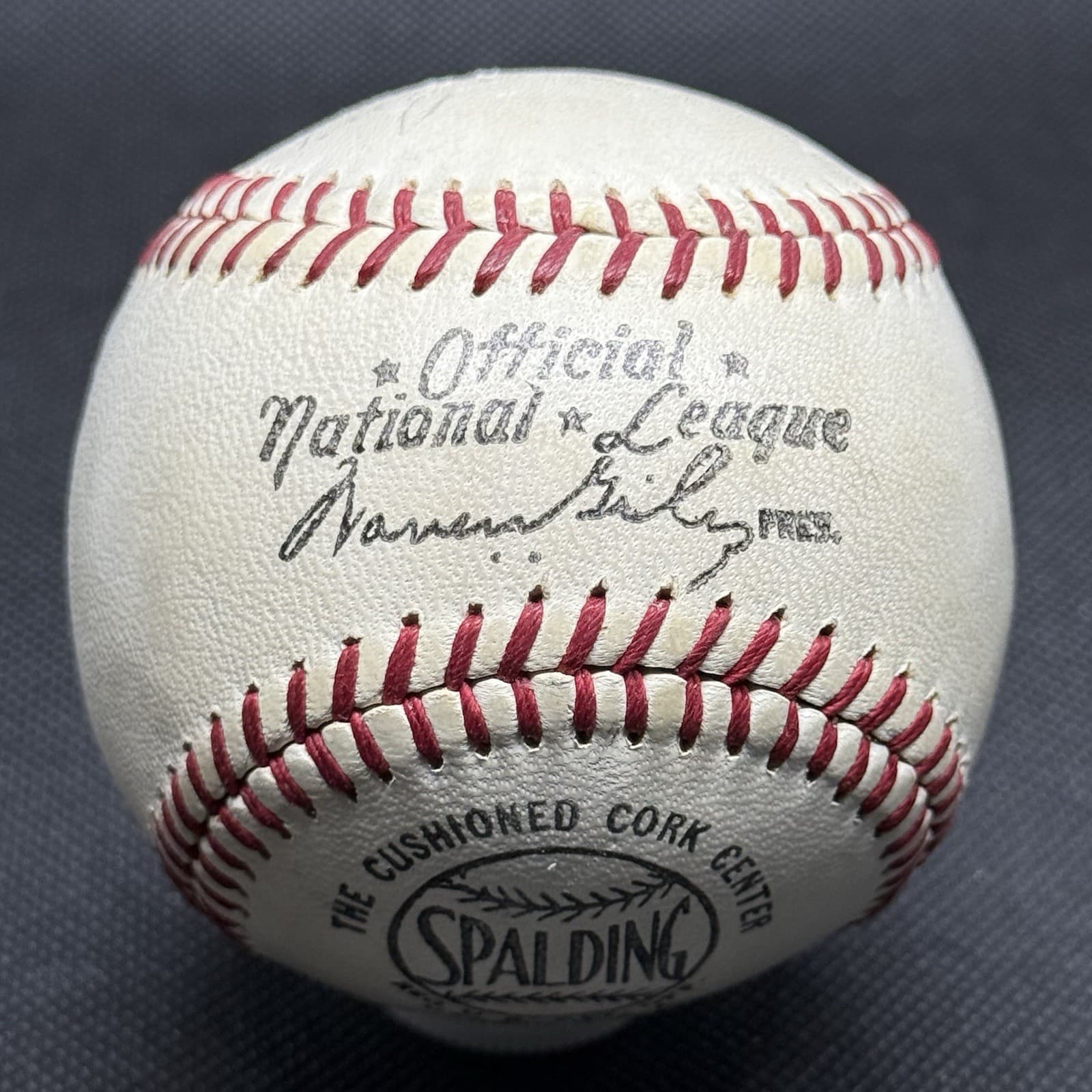 Bill Terry Giants 1922-1941 Signed Baseball JSA LOA HOF ONL GILES VINTAGE BALL! - image 2