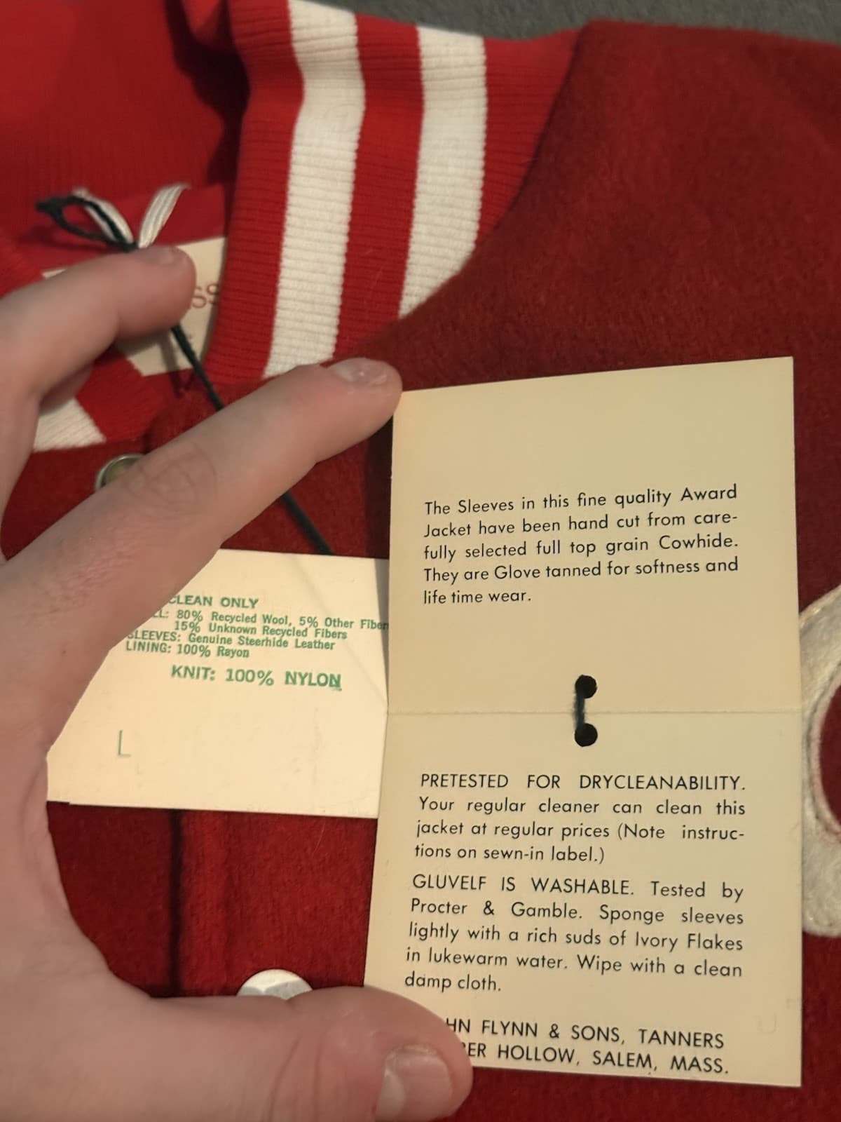 1950 Philadelphia Phillies Mitchell & Ness Wool Leather Bomber Jacket NEW W TAG - image 2