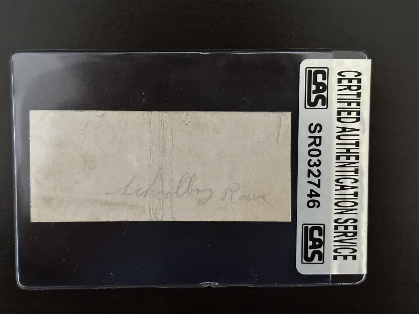 Schoolboy Rowe Signed Cut Auto Matchbook CAS COA Detroit Tigers Phillies