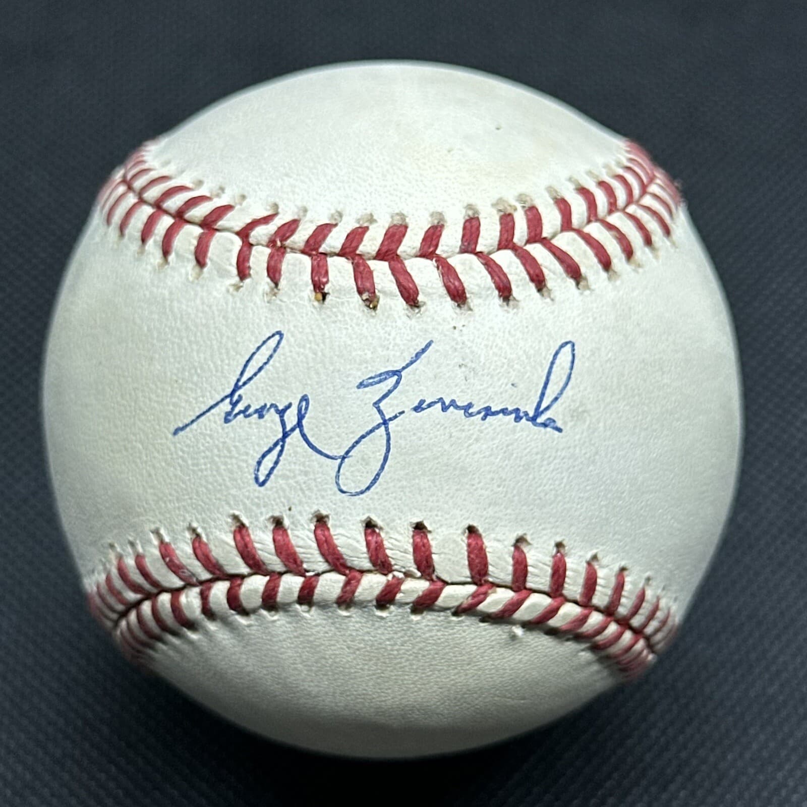 George Zuverink Signed Baseball JSA LOA Detroit Tigers