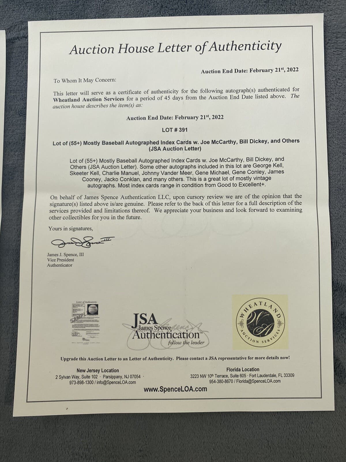 Tim Harkness Signed Index Card JSA LOA New York Mets Los Angeles Dodgers RARE! - image 3