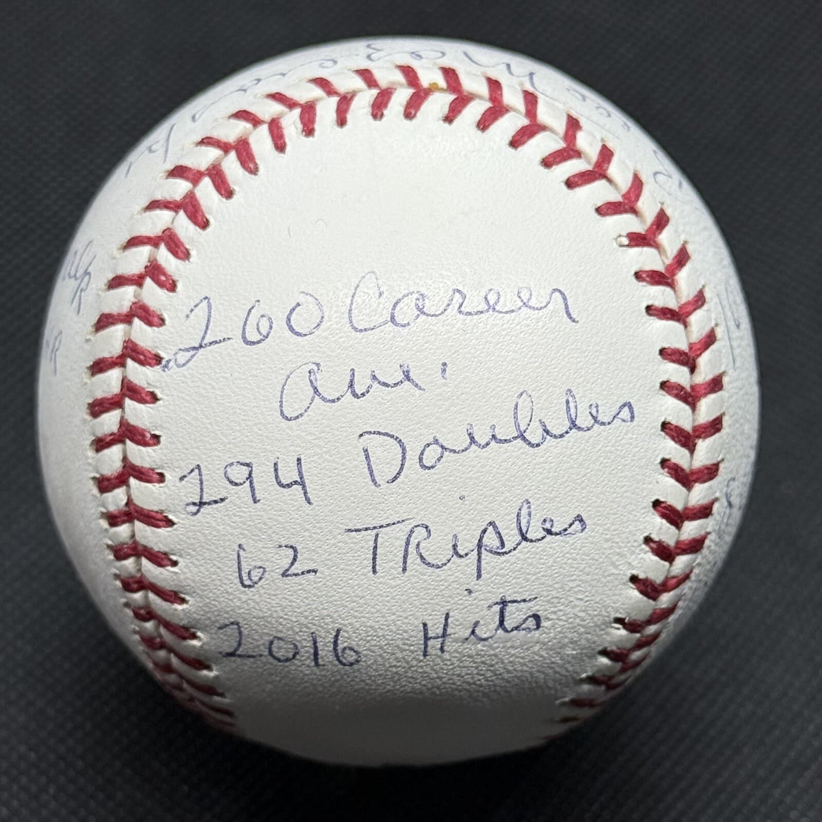 Bill Mazeroski 14x Stat Signed Baseball Reggie Jackson COA Beckett Pirates HOF - image 4