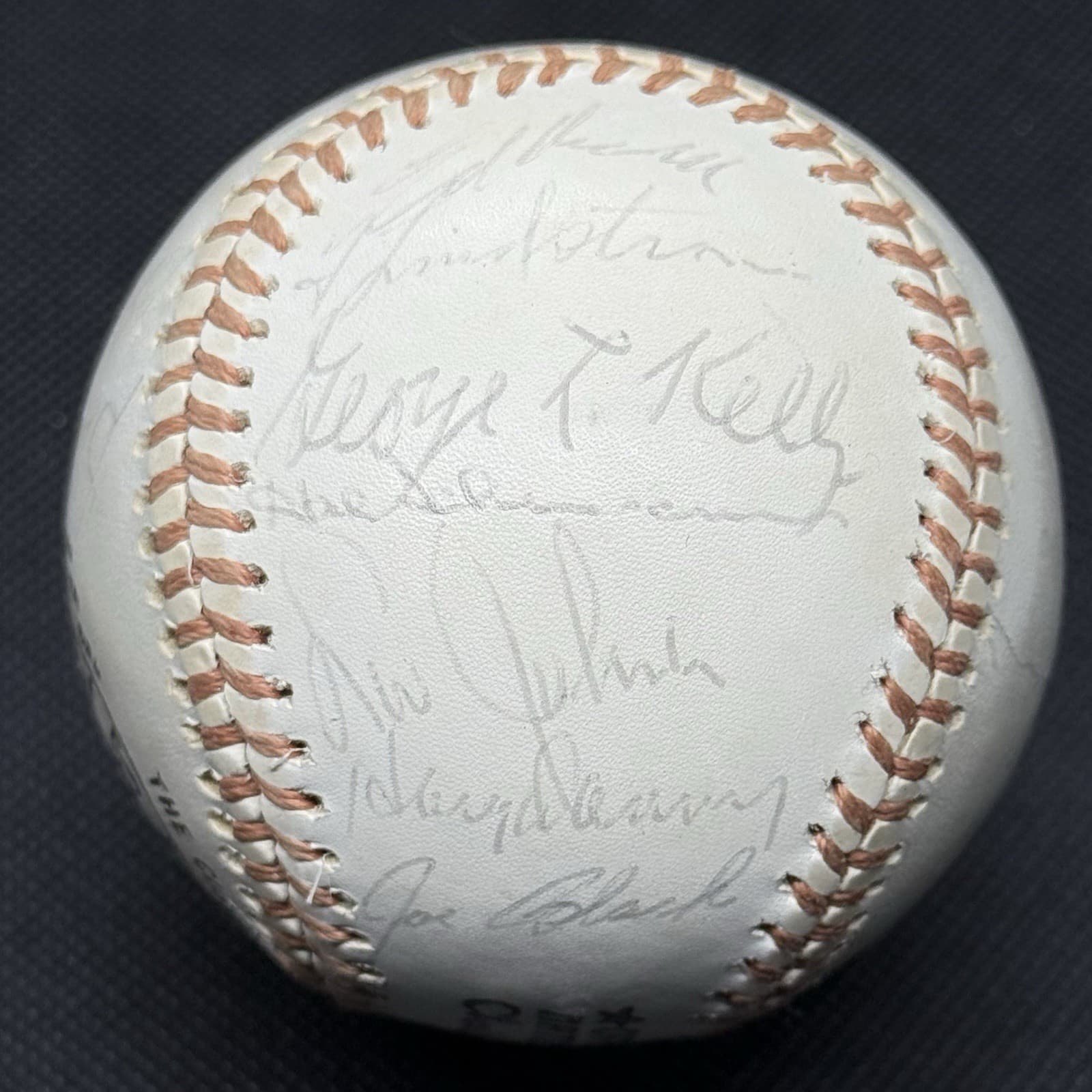 Joe Medwick George Kelly Freddie Lindstrom 29x Signed Baseball Old Timers Mize - image 2