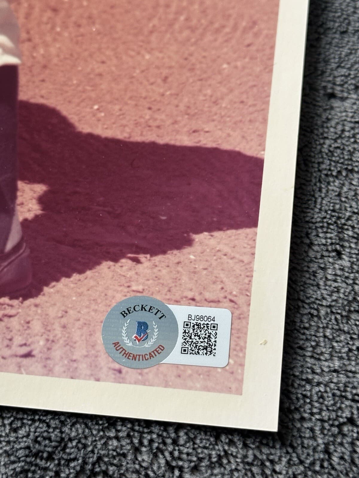 Pee Wee Reese Best of Luck Signed 8x10 Photo Beckett COA Dodgers HOF - image 2