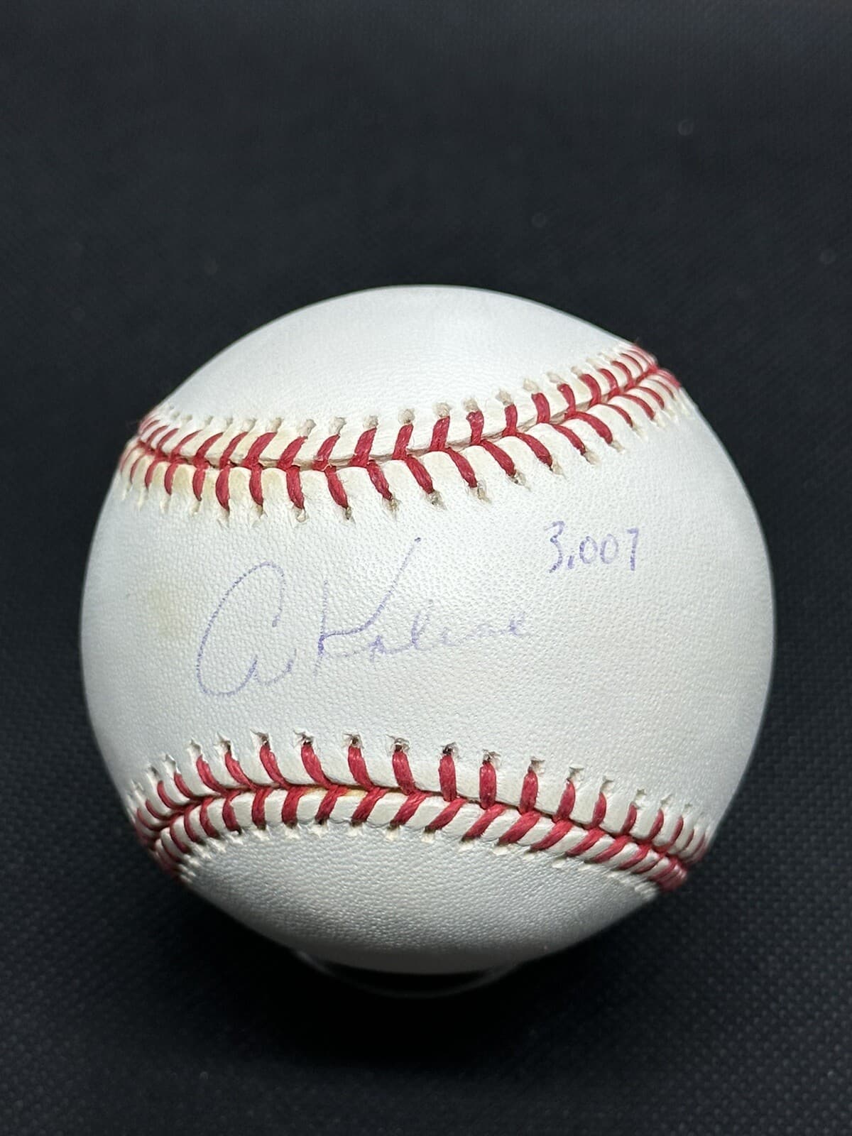 Al Kaline 3007 Hits Signed Baseball Detroit Tigers HOF