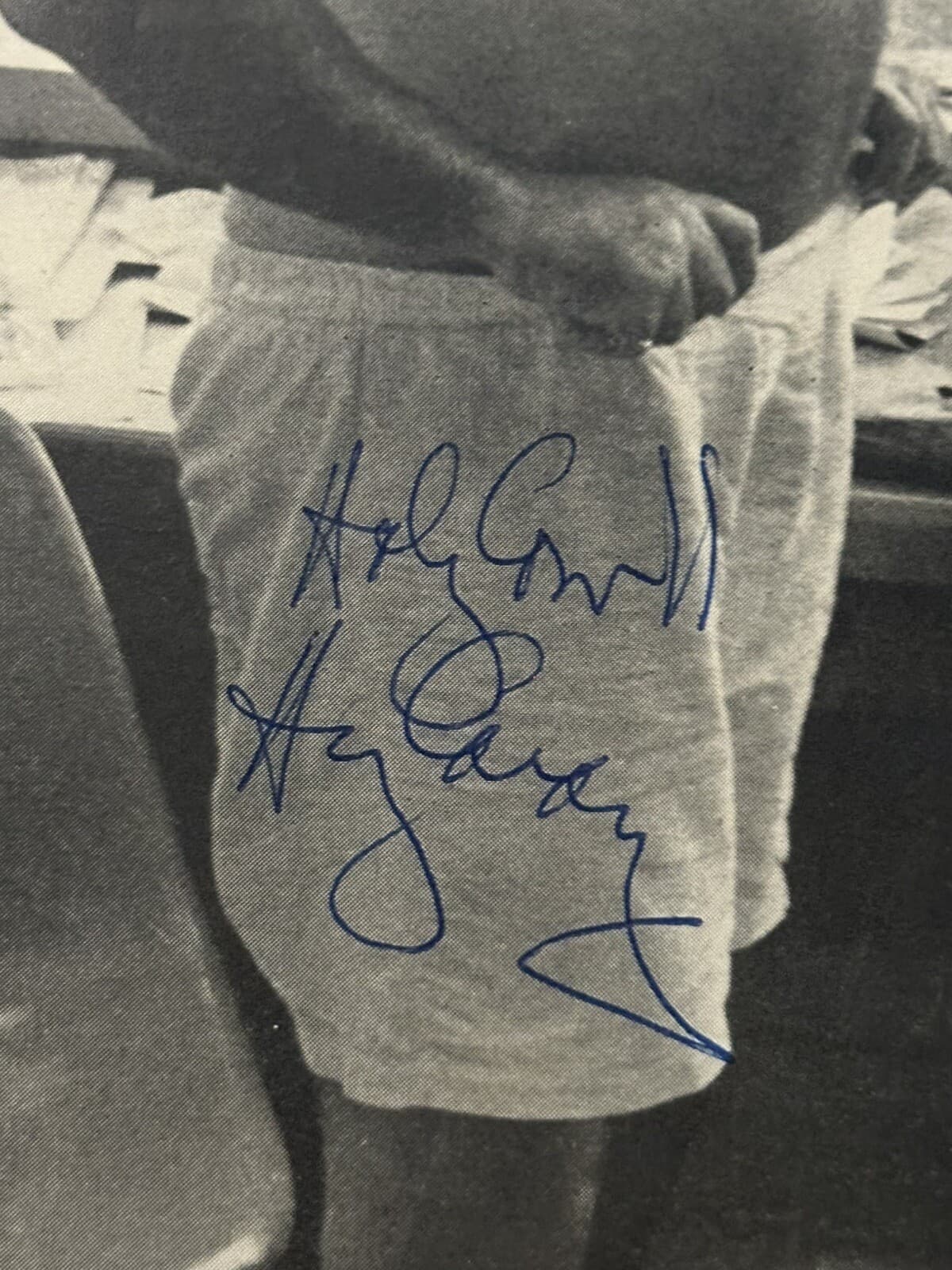 Harry Caray Holy Cow Signed 8x10 Photo JSA LOA Shirtless Photo! Chicago Cubs HOF - image 2