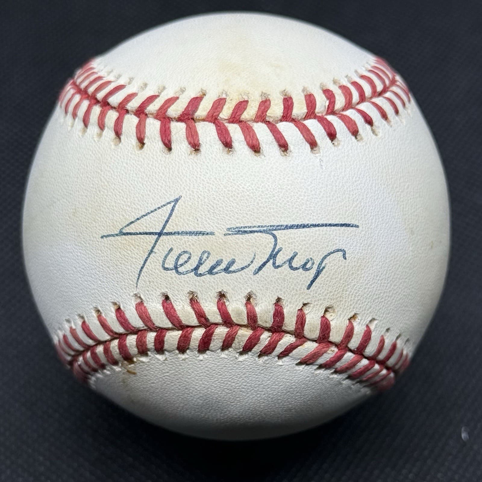 Willie Mays Signed Baseball New York Mets San Francisco Giants HOF 