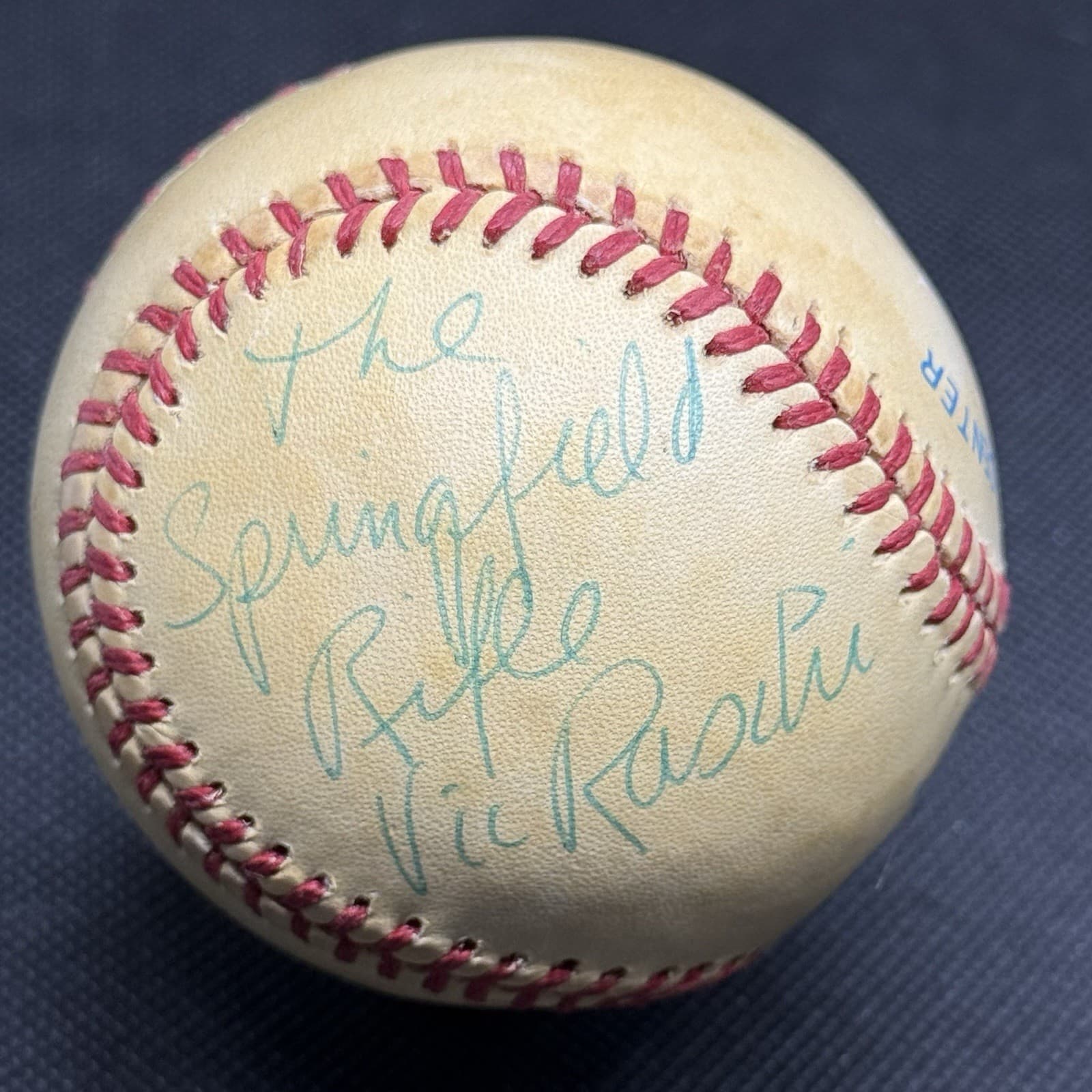 Vic Raschi The Springfield Rifle Signed Baseball  JSA LOA New York Yankees