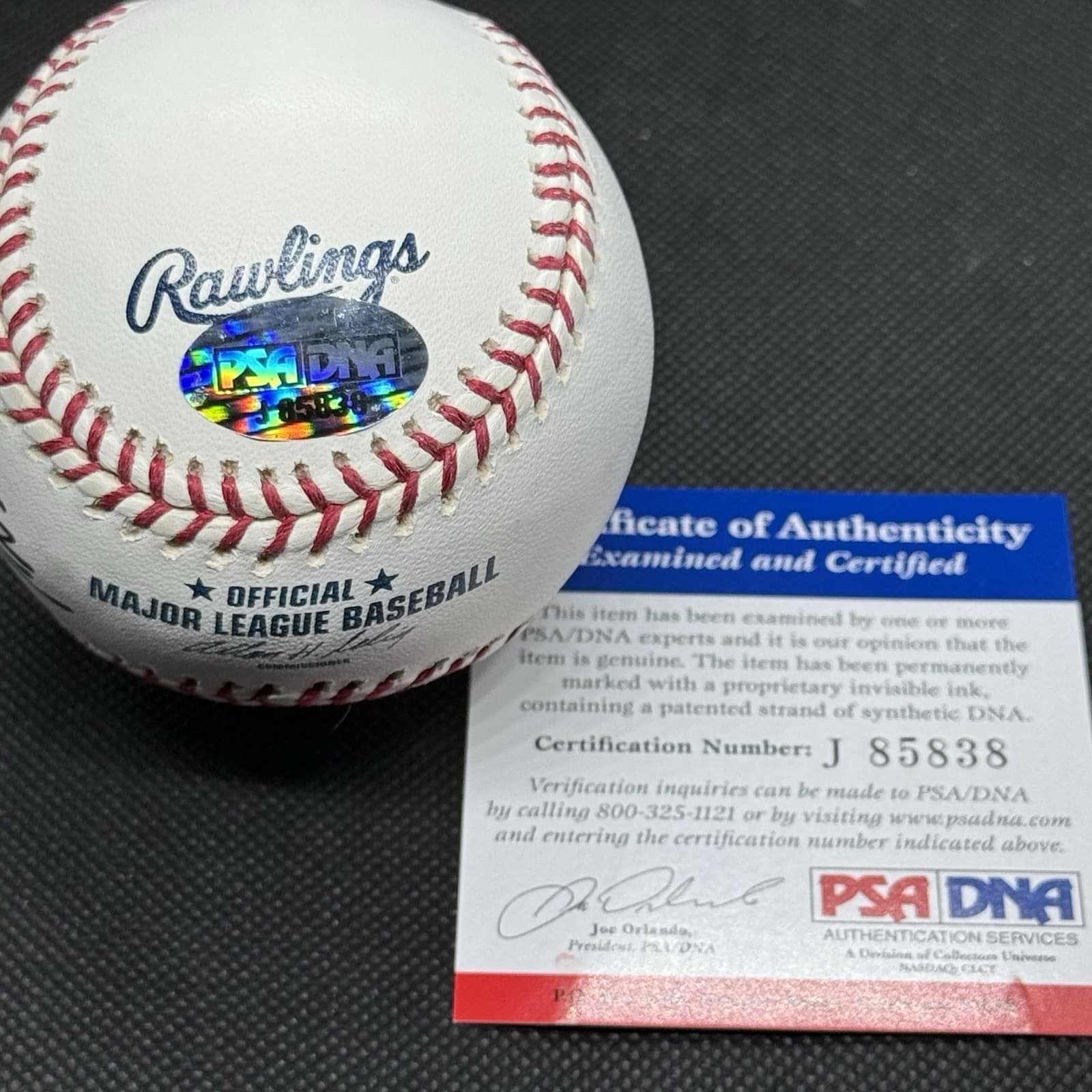 Desmond Tutu Signed Baseball PSA/DNA COA South African Nobel Peace Prize Mandela - image 2