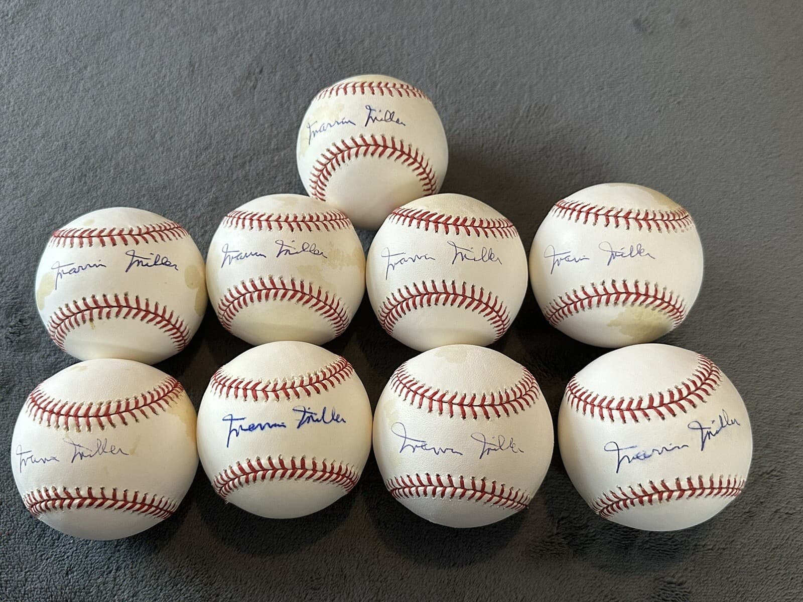 Marvin Miller Signed Baseball MLB Executive Hall of Fame MLBPA Director - Toning - image 3