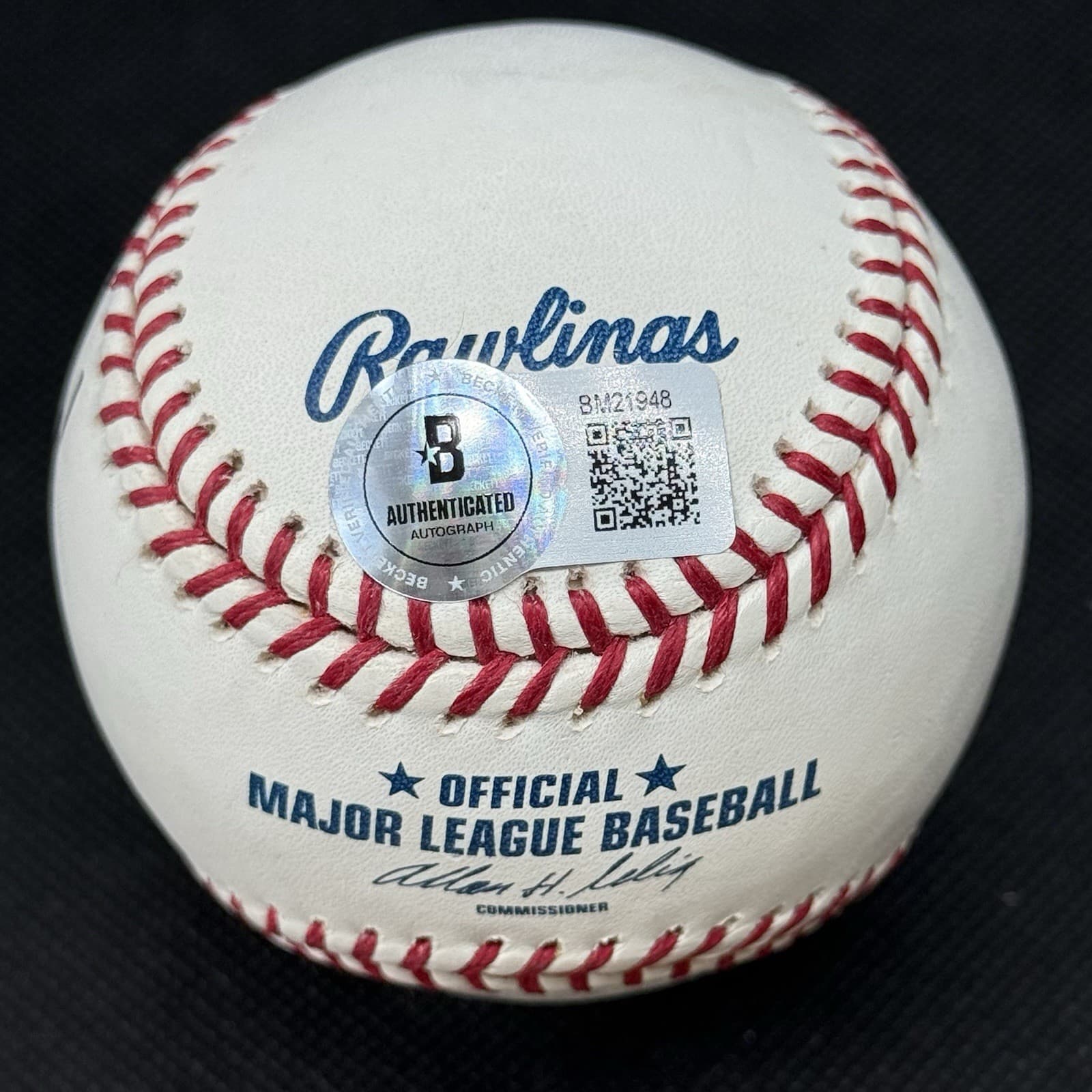 Prime Minister Tony Blair Signed Baseball Beckett COA United Kingdom - image 2