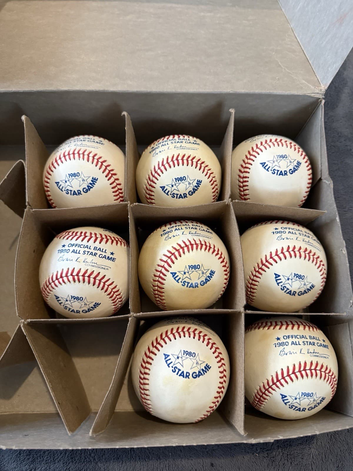 1980 All Star Game Rawlings Official Logo Baseball Commemorative !!ORIGINAL!! - image 5