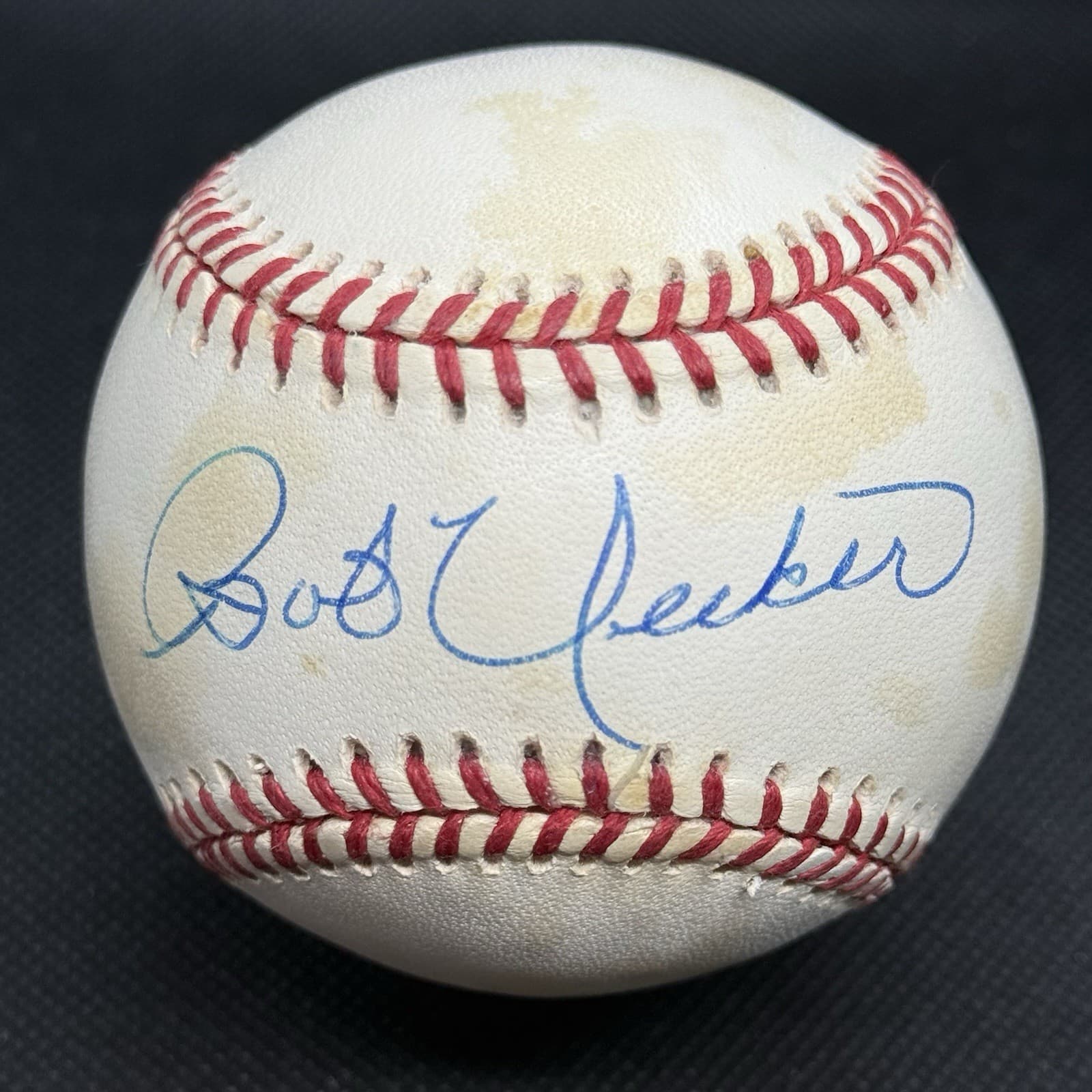 Bob Uecker Signed Baseball JSA COA Milwaukee Brewers HOF 03 Broadcaster Frick 5