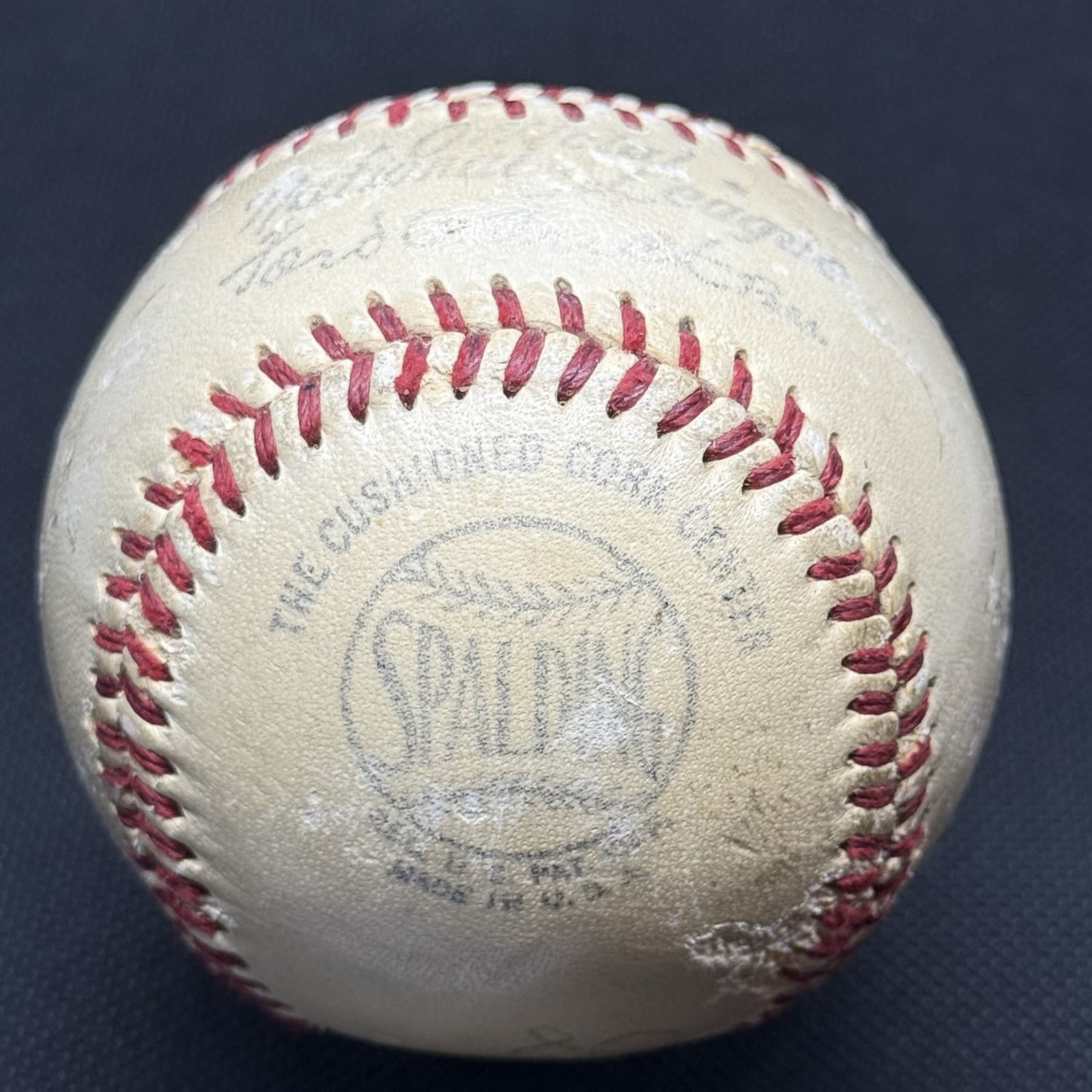 Bill McGowan 1940s Umpires Signed Baseball JSA LOA Jocko Conlan Al Barlick HOF - image 5