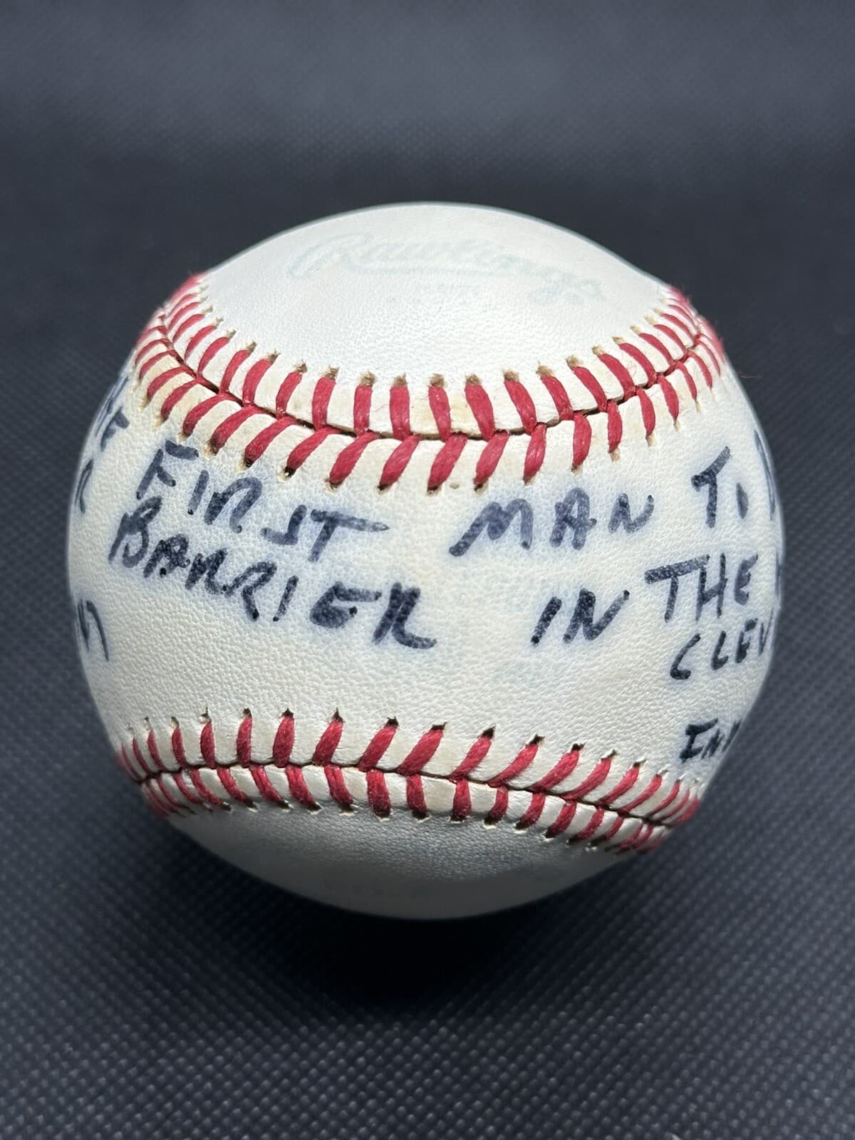 Larry Doby I was the first black player in the AL Signed Baseball HOF JSA LOA - image 4