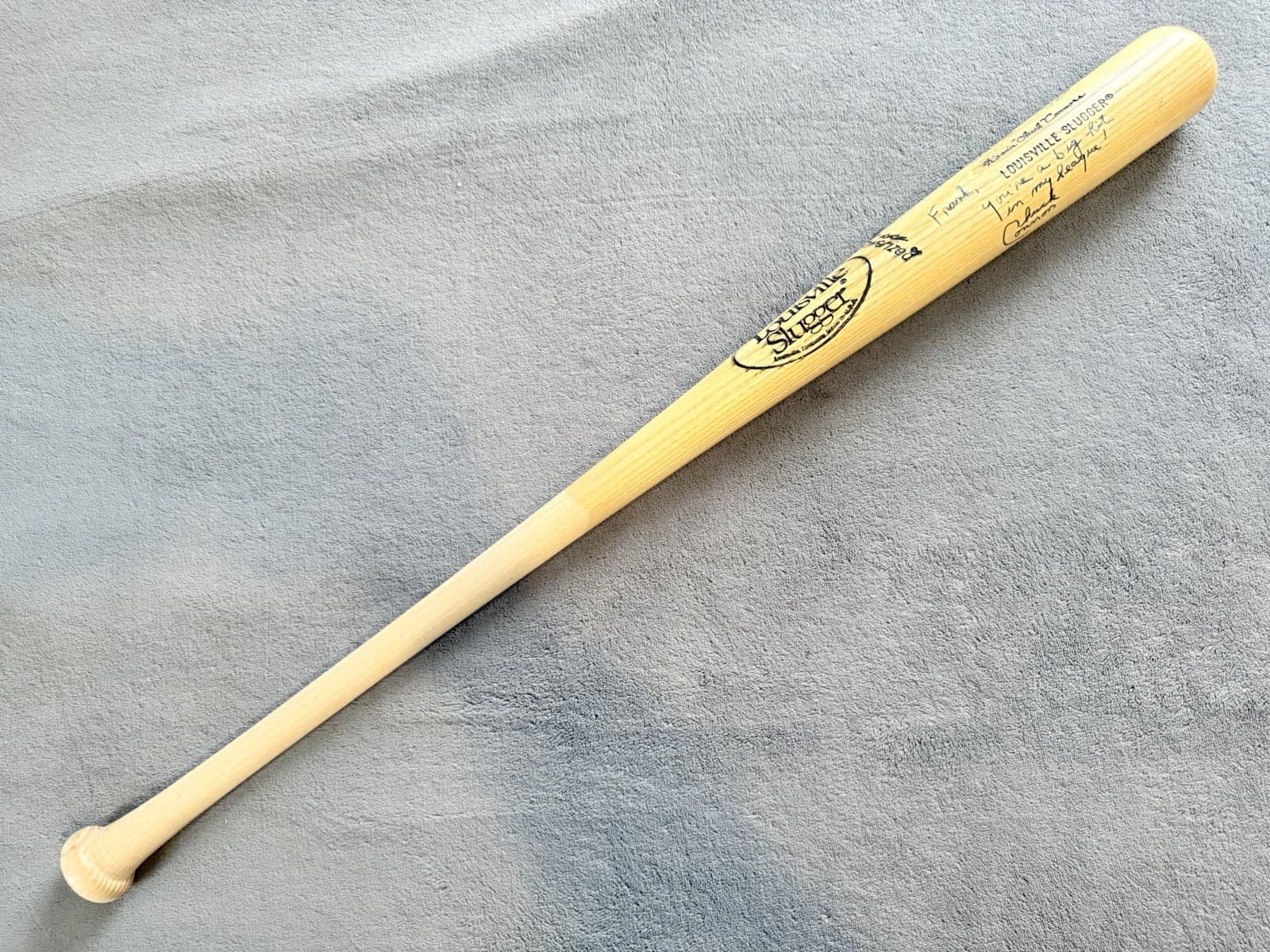 Chuck Connors Signed Bat Full Sized Model Bat Brooklyn Dodgers Rifleman - image 4