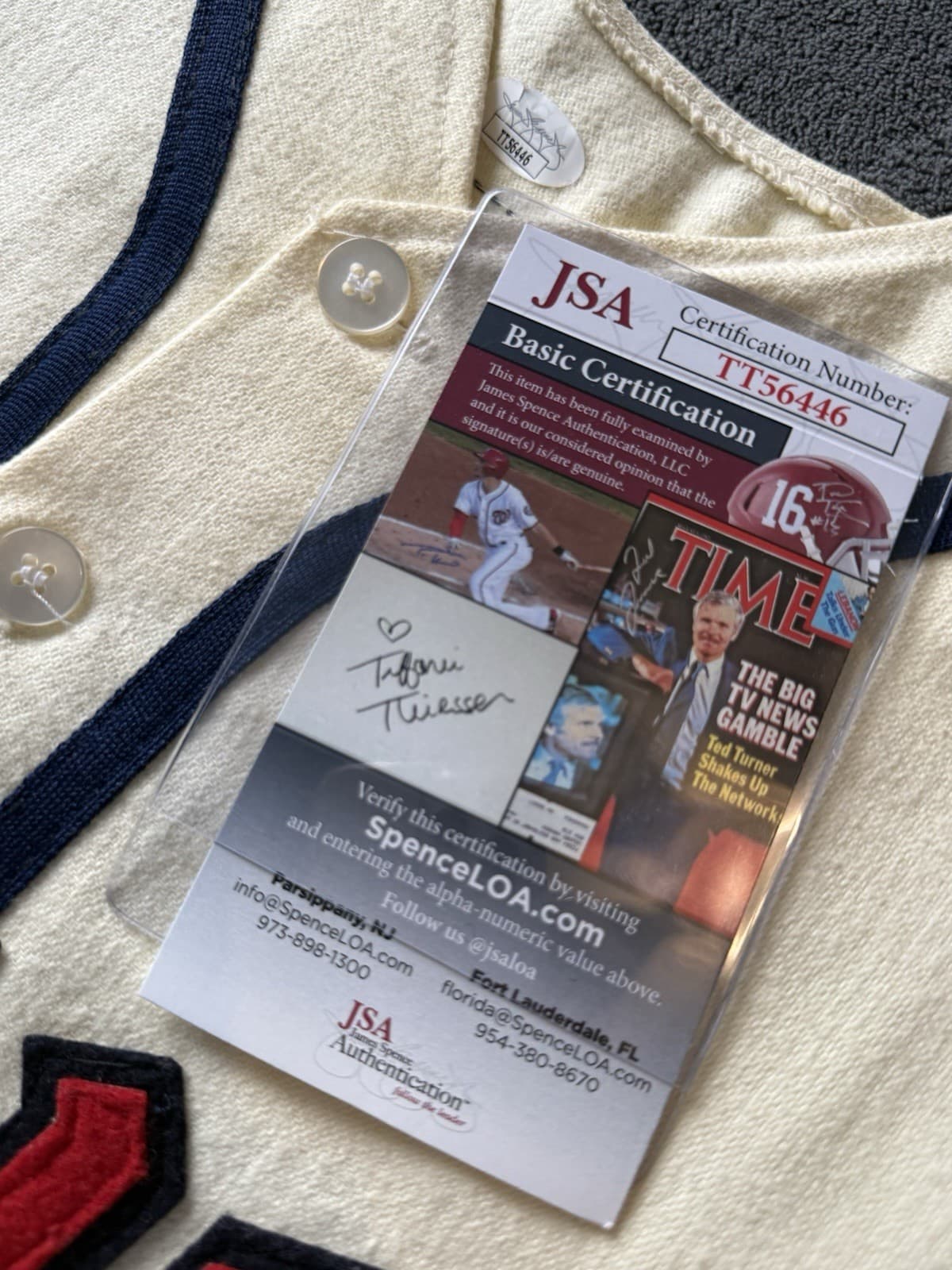 Ray Dandridge Signed Vintage Mexico Jersey Baseball JSA COA HOF (Bill Cash) - image 3