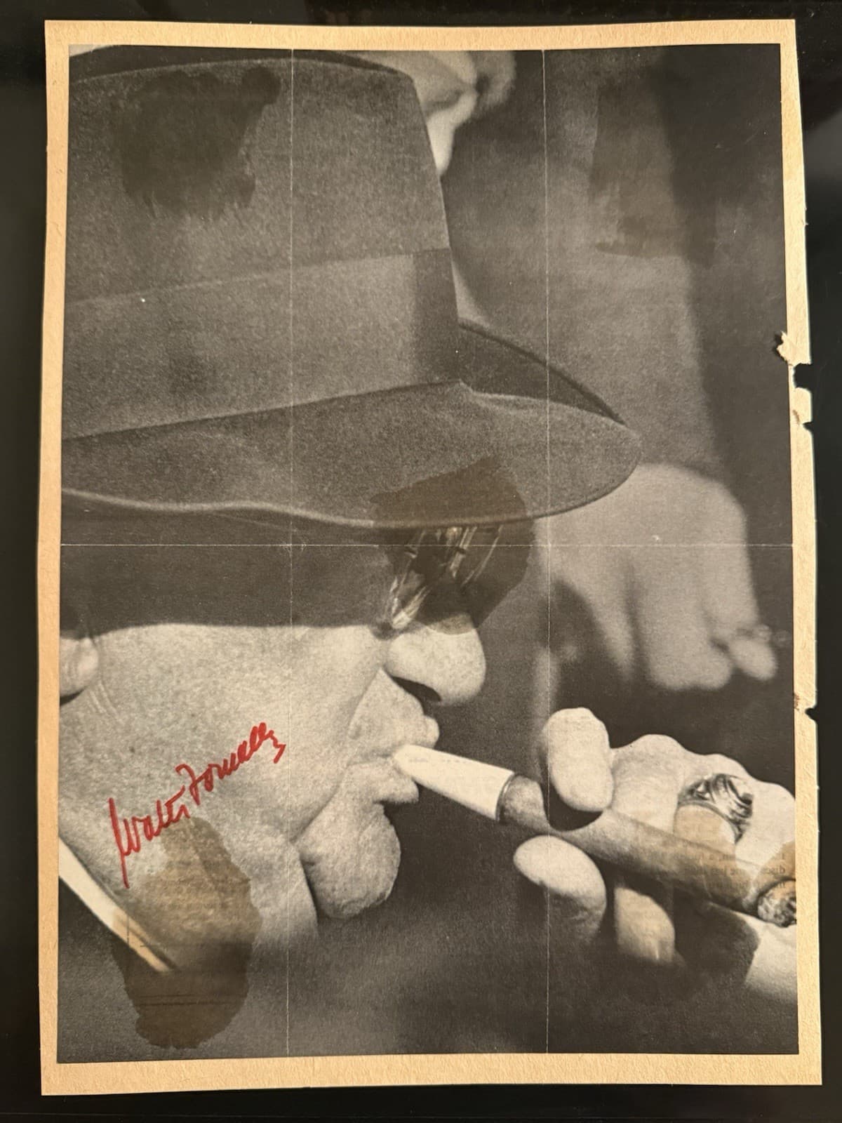 Walter O'Malley Signed 8x10 Newspaper Photo Los Angeles Dodgers HOF JSA LOA