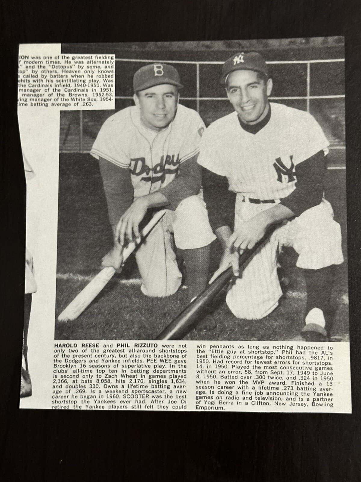 Vic Raschi Signed Magazine Photo 6x6 New York Yankees RARE - image 2