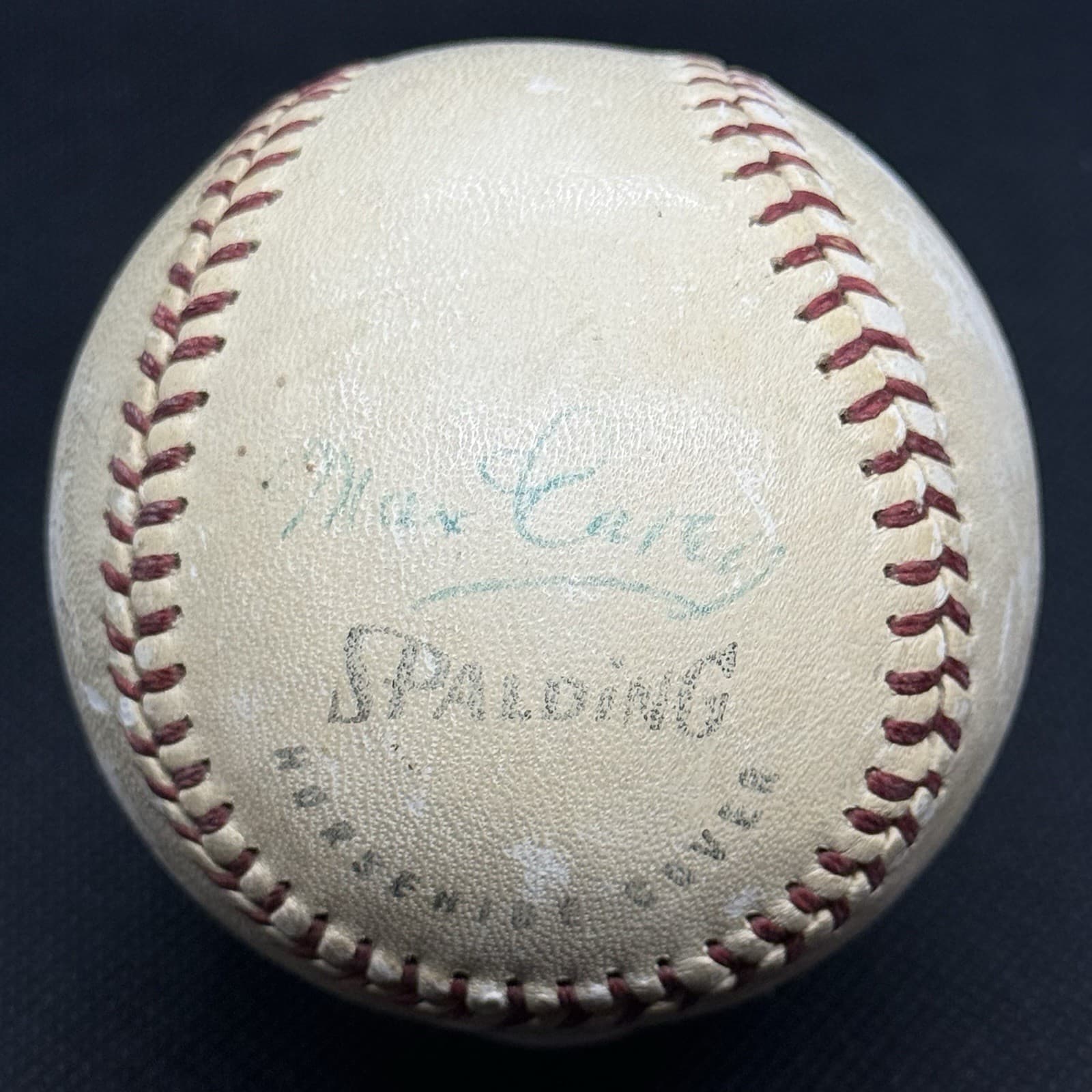 Max Carey Signed Baseball PSA/DNA LOA HOF Pittsburgh Pirates Brooklyn Dodgers