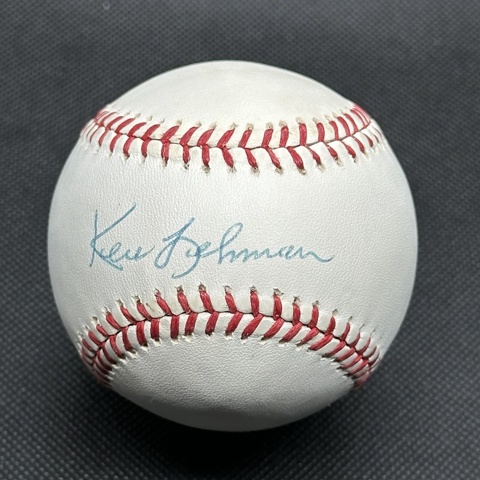 Ken Lehman Signed Baseball JSA COA 1952 Brooklyn Dodgers LA