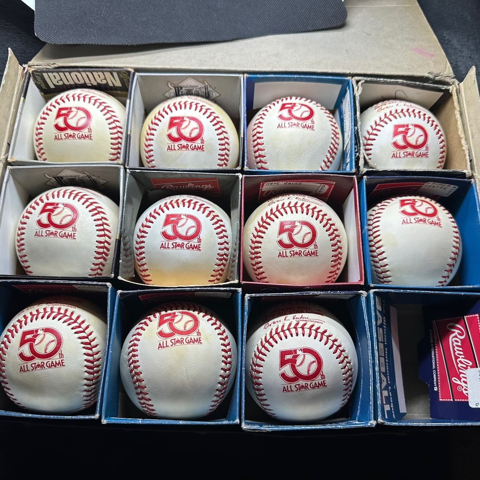 1979 All Star Game Rawlings Official Logo Baseball Commemorative !!ORIGINAL!! - image 3