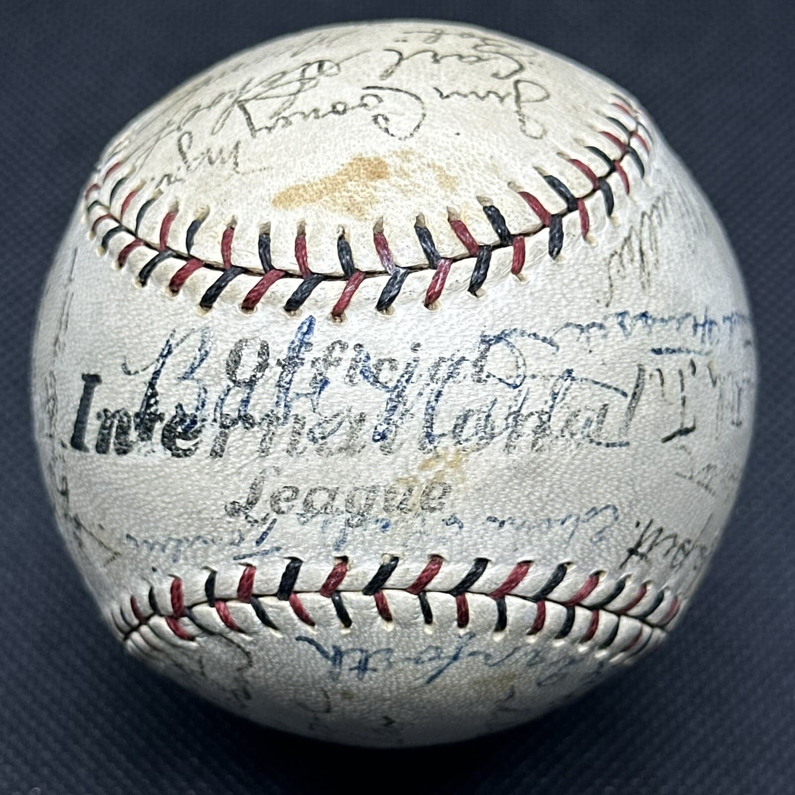 1930 Babe Ruth Signed Baseball JSA LOA Buffalo Bisons New York Yankees ONL HOF