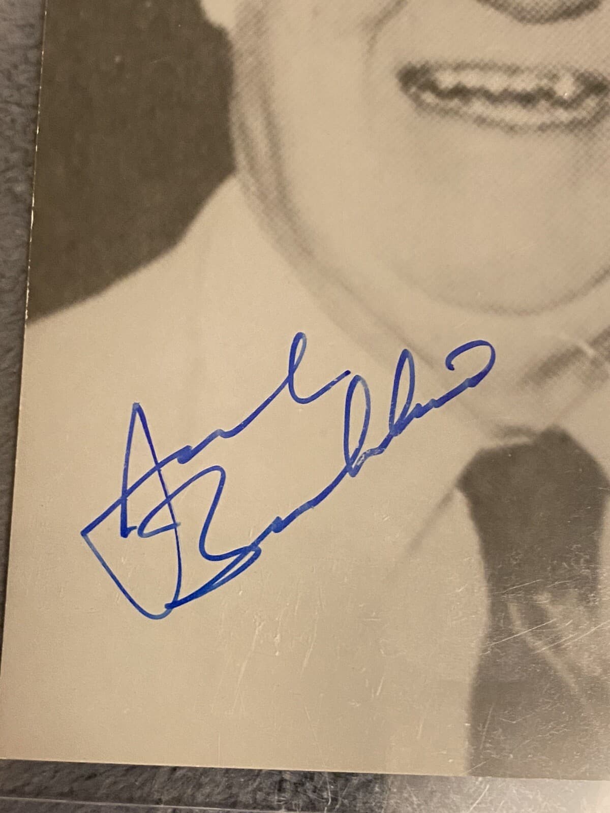 Jack Brickhouse Signed 4x5 Photo Broadcaster JSA LOA Cubs Bears White Sox Bulls - image 2