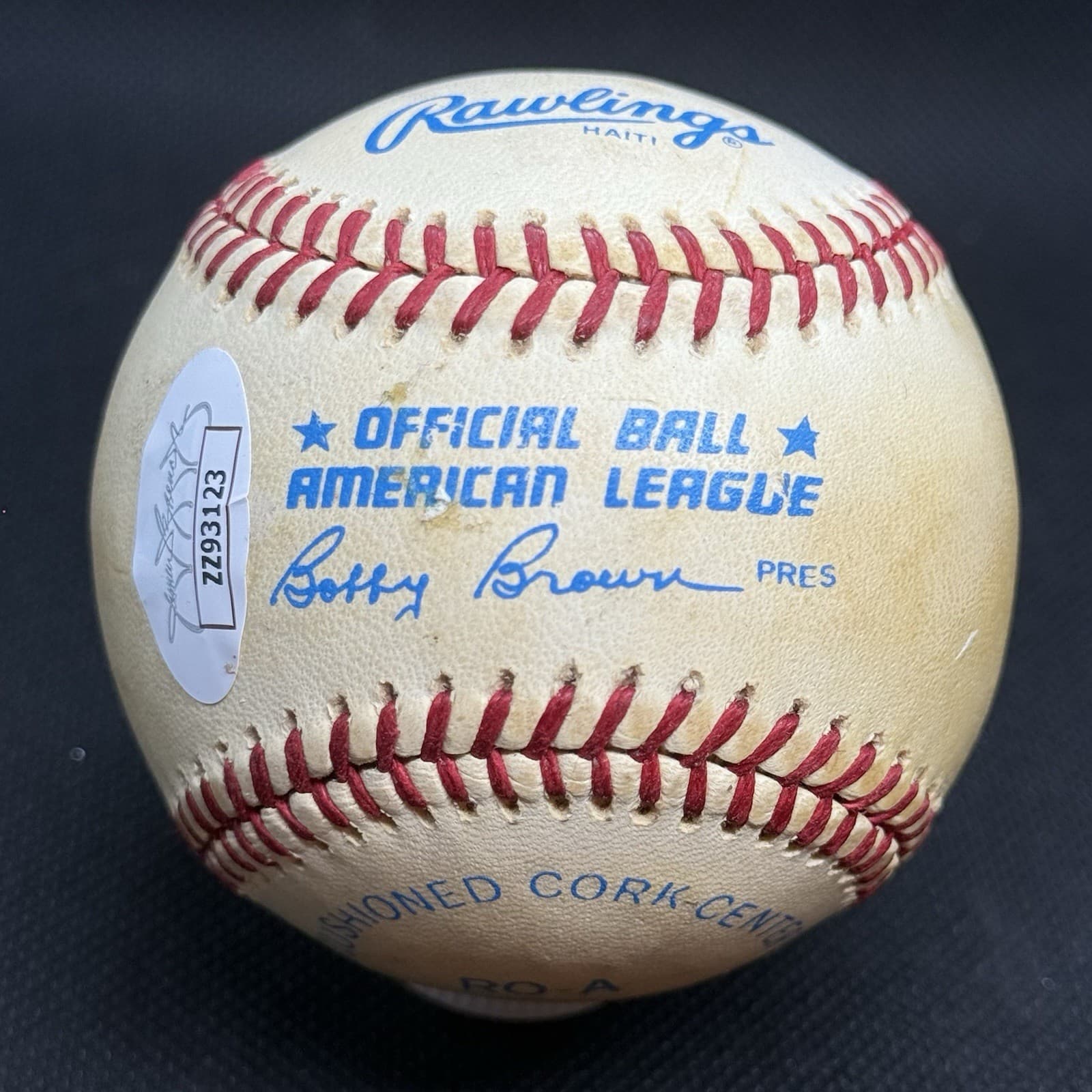 George Howard Brett Full Name Signed Baseball Halper Collection HOF Lou JSA LOA - image 3