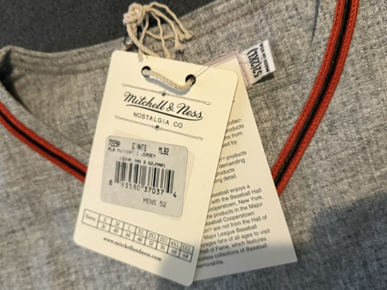 Juan Marichal HOF 83 Signed Mitchell Ness Giants Jersey Baseball Beckett COA - image 4