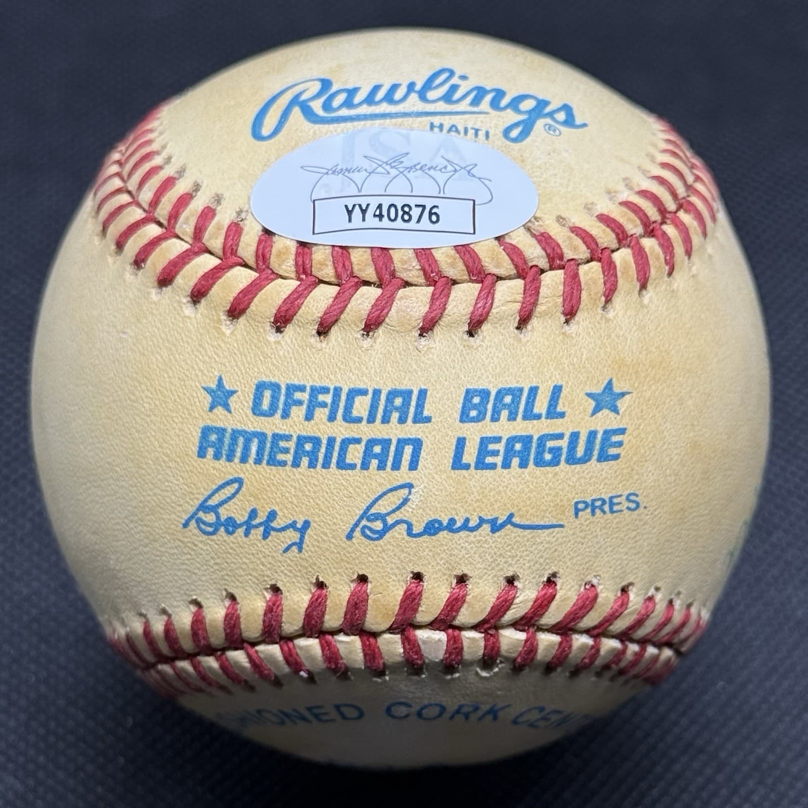 Vic Raschi The Springfield Rifle Signed Baseball  JSA LOA New York Yankees - image 2