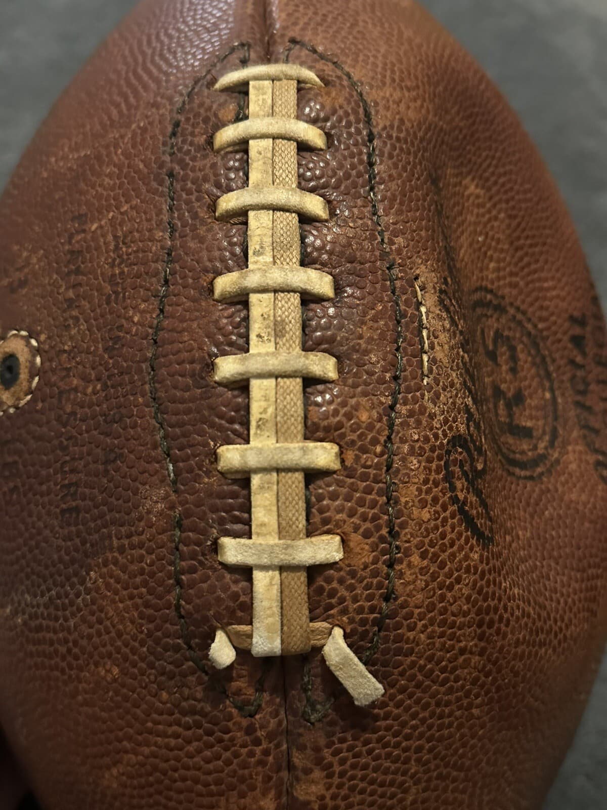 Red Grange Signed Authentic Rawlings Collegiate Football JSA LOA Chicago Bears - image 5